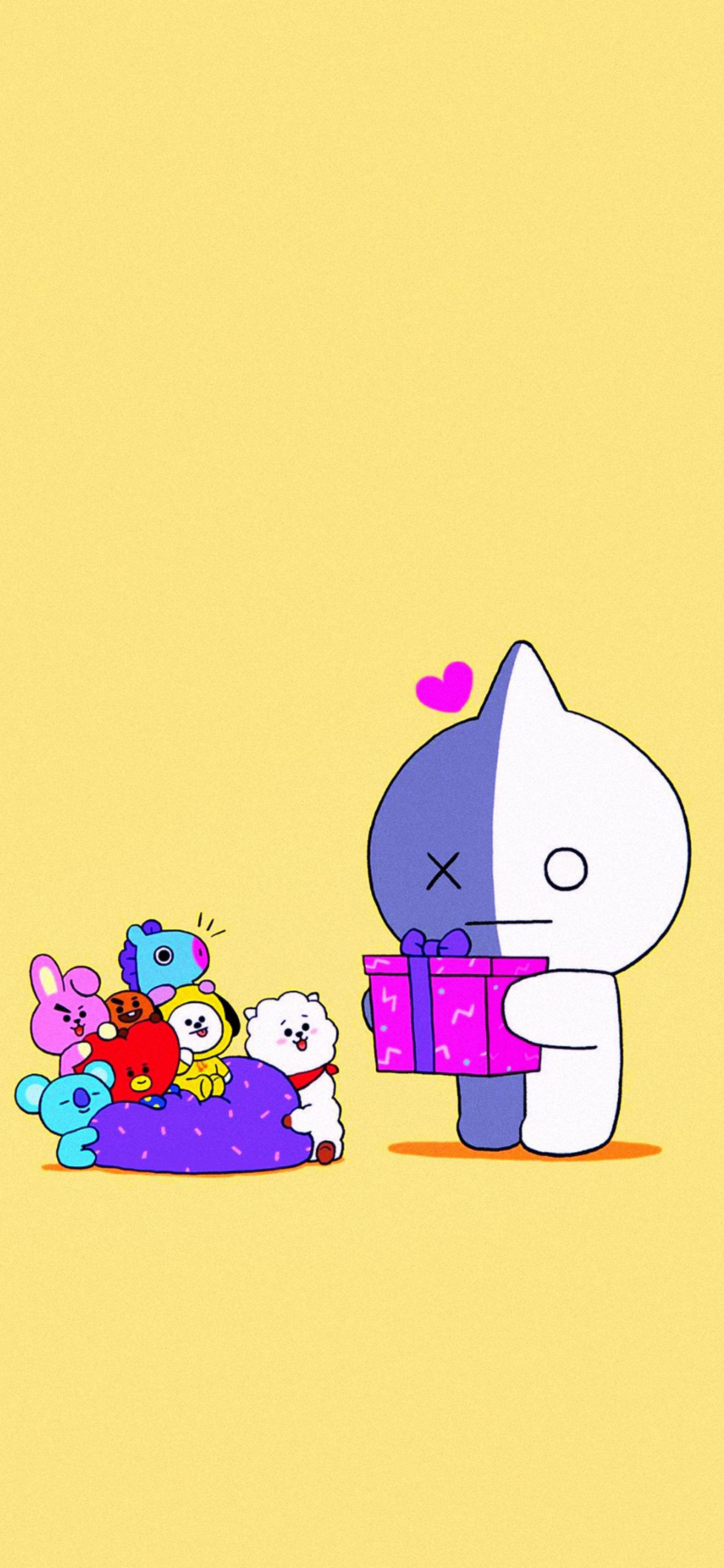 Cadou Van BT21 Fundal