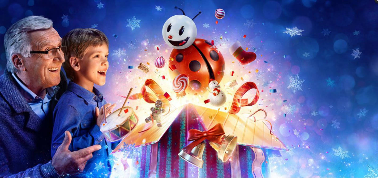 Cadoul Magic de Crăciun Fundal