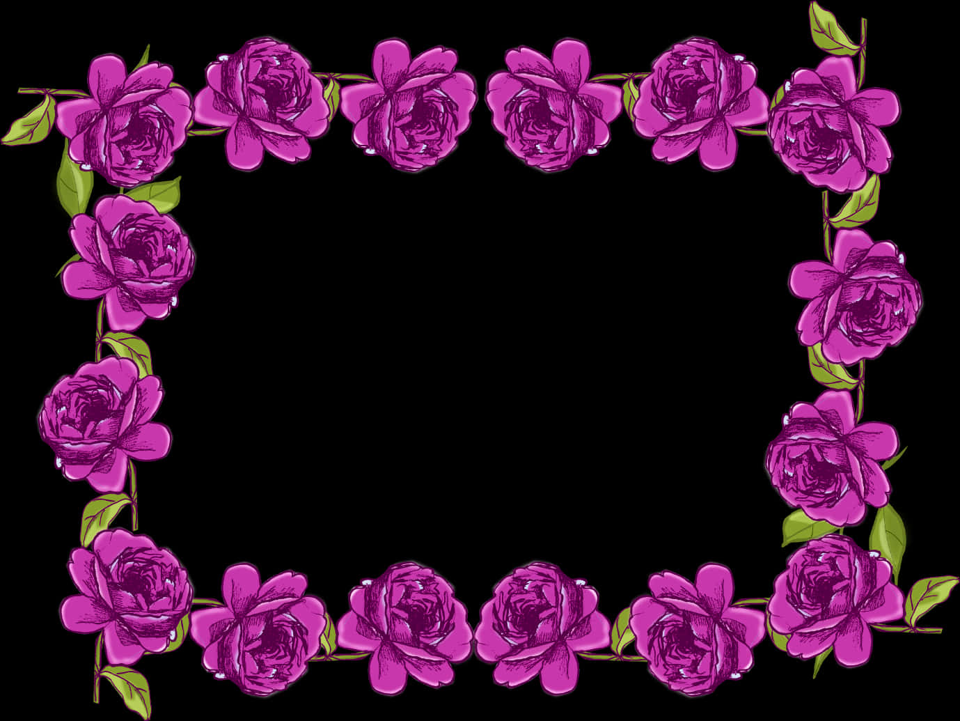 Cadru cu trandafiri violet Fundal
