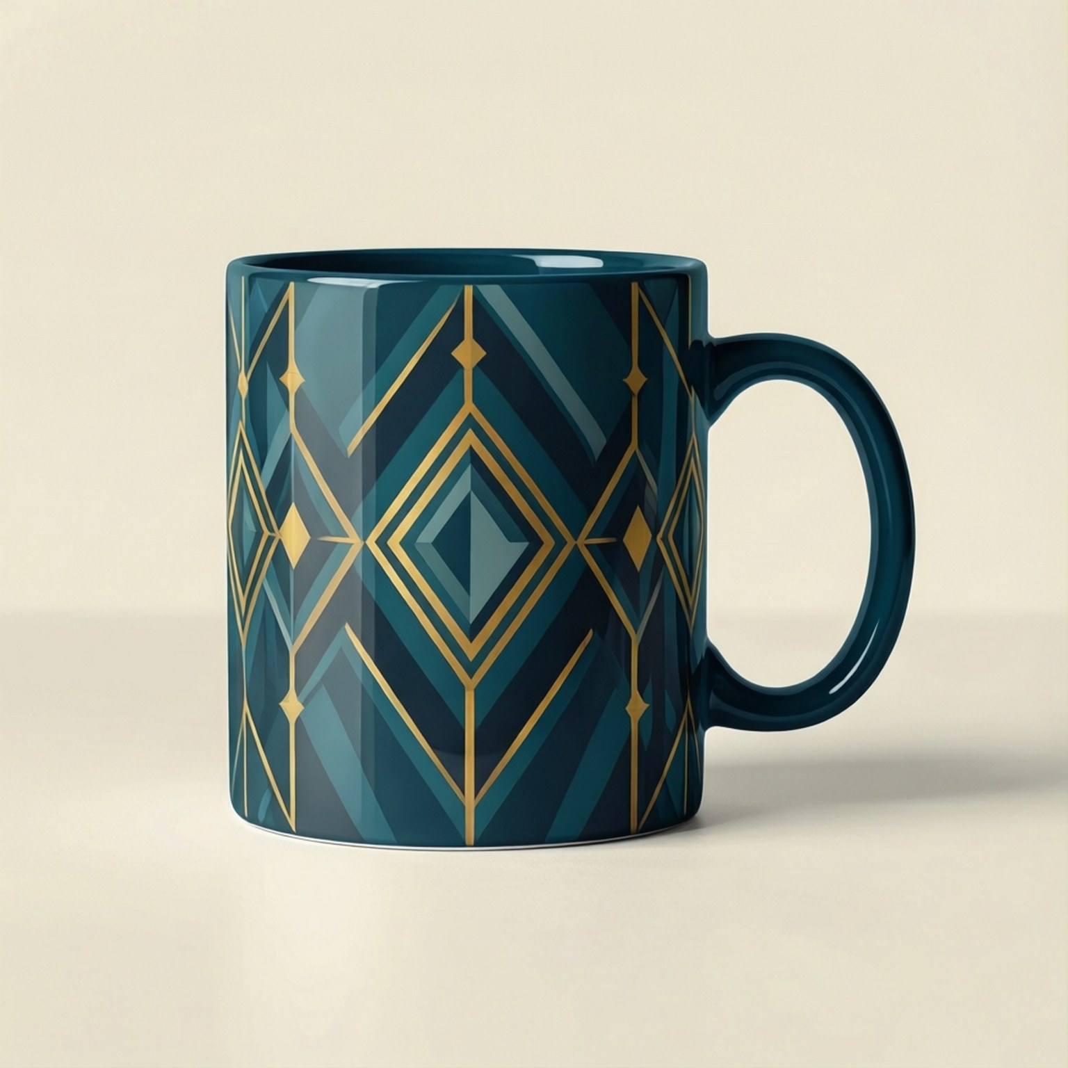 Caféa Geometrică Fundal