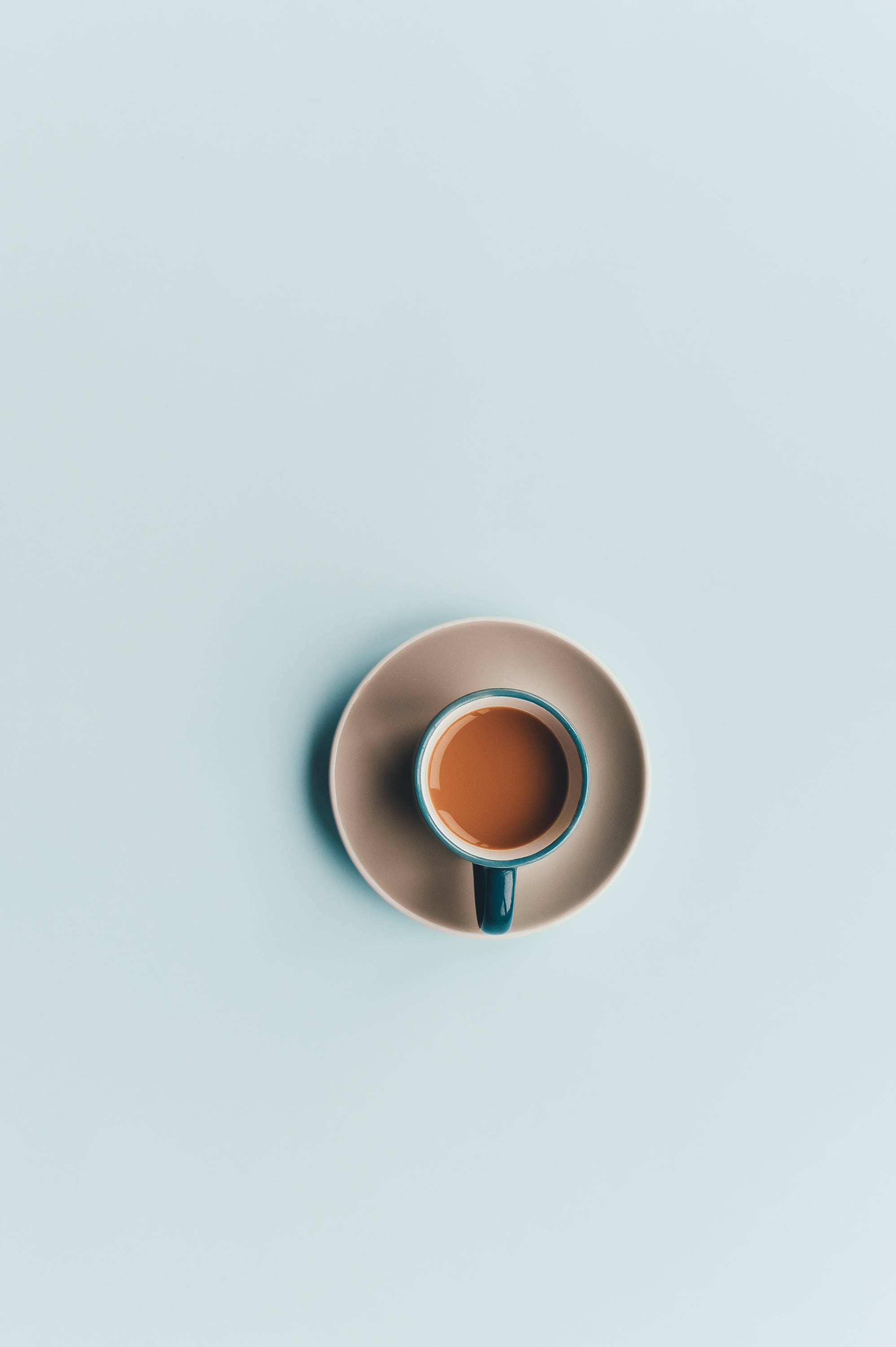 Cafea verde mentă pastel pentru iPhone Fundal