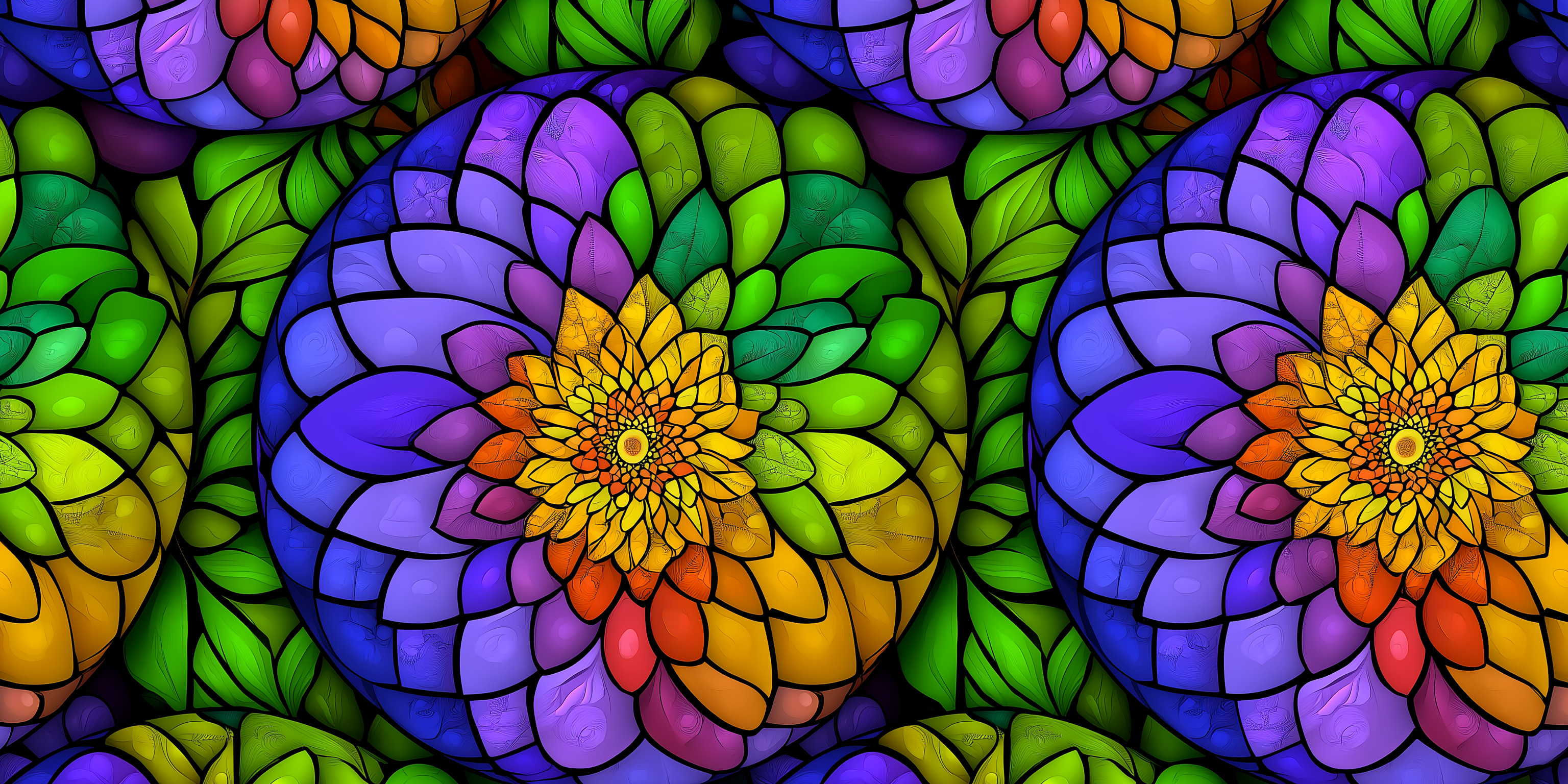 Caleidoscop Geometric Radiant Fundal