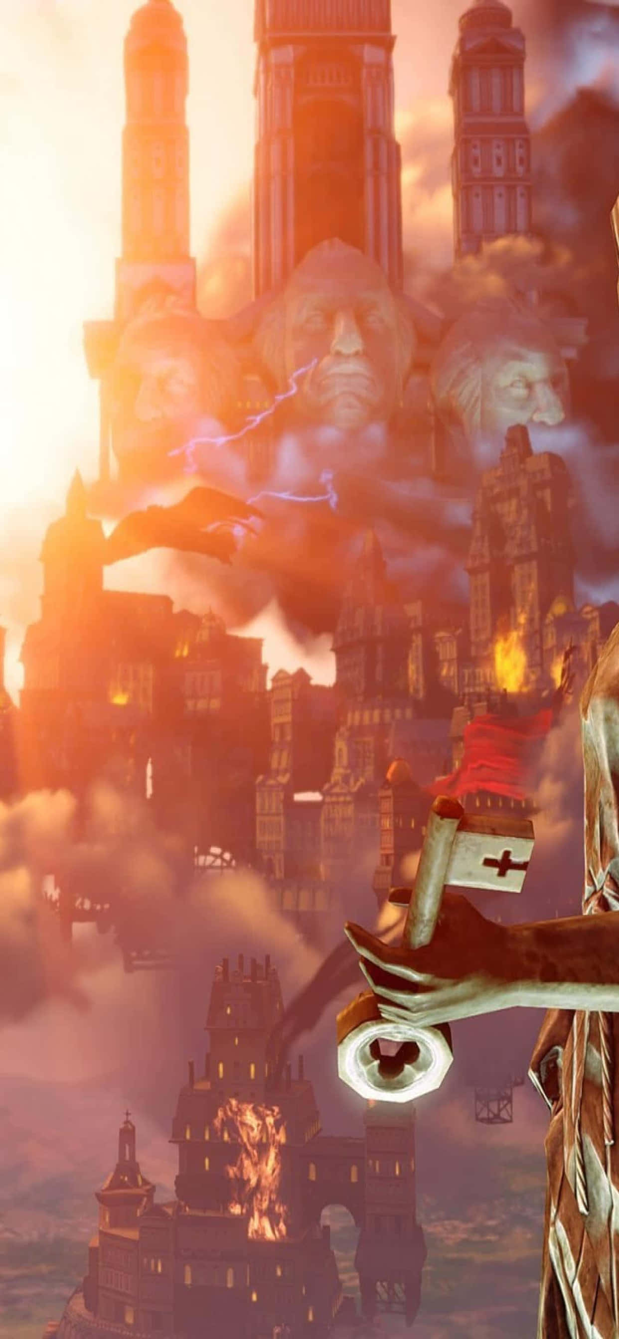 Câmp de Bătălie iPhone Xs Max Bioshock Infinite Fundal