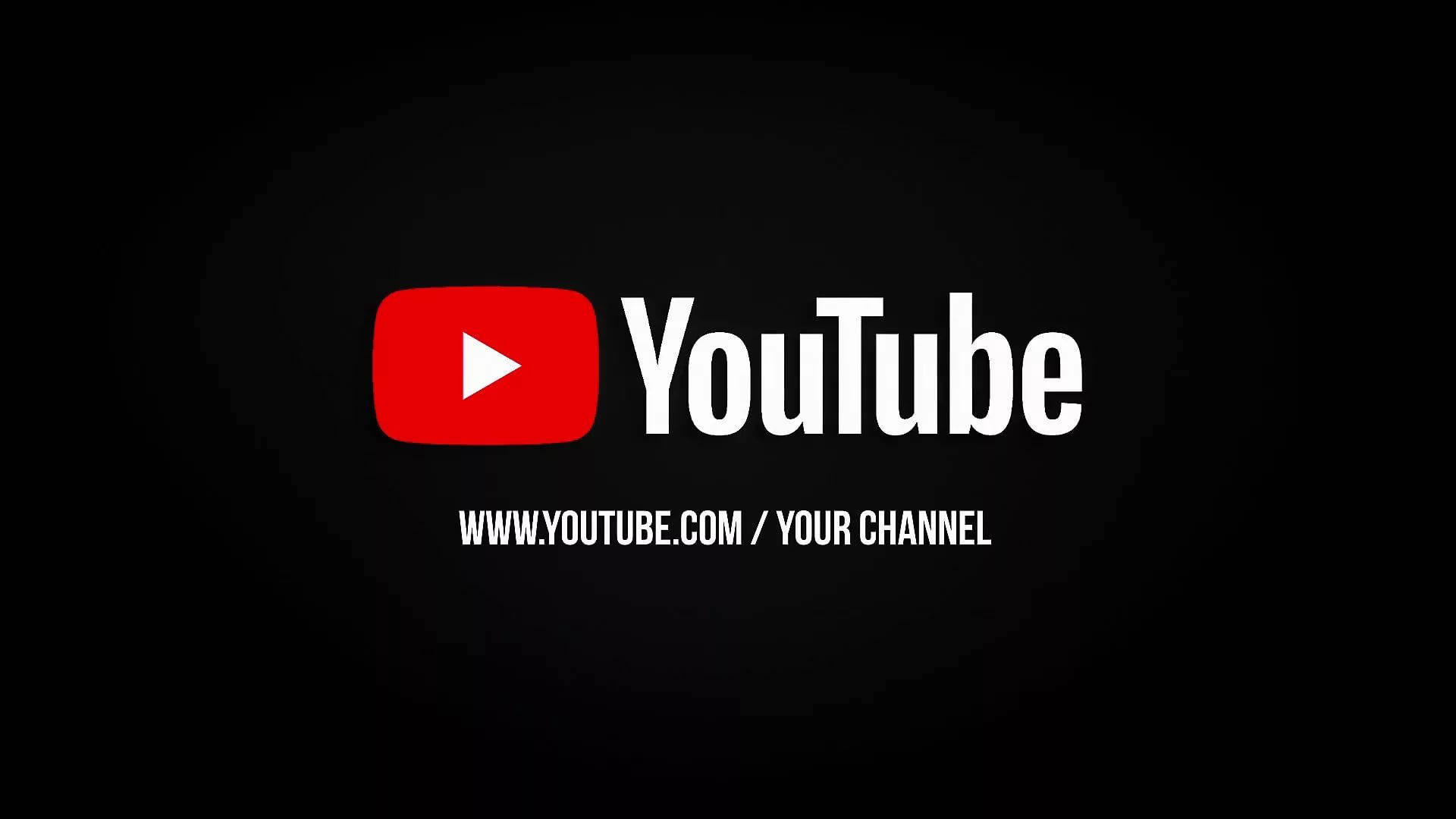 Canalul Tău Negru YouTube Fundal