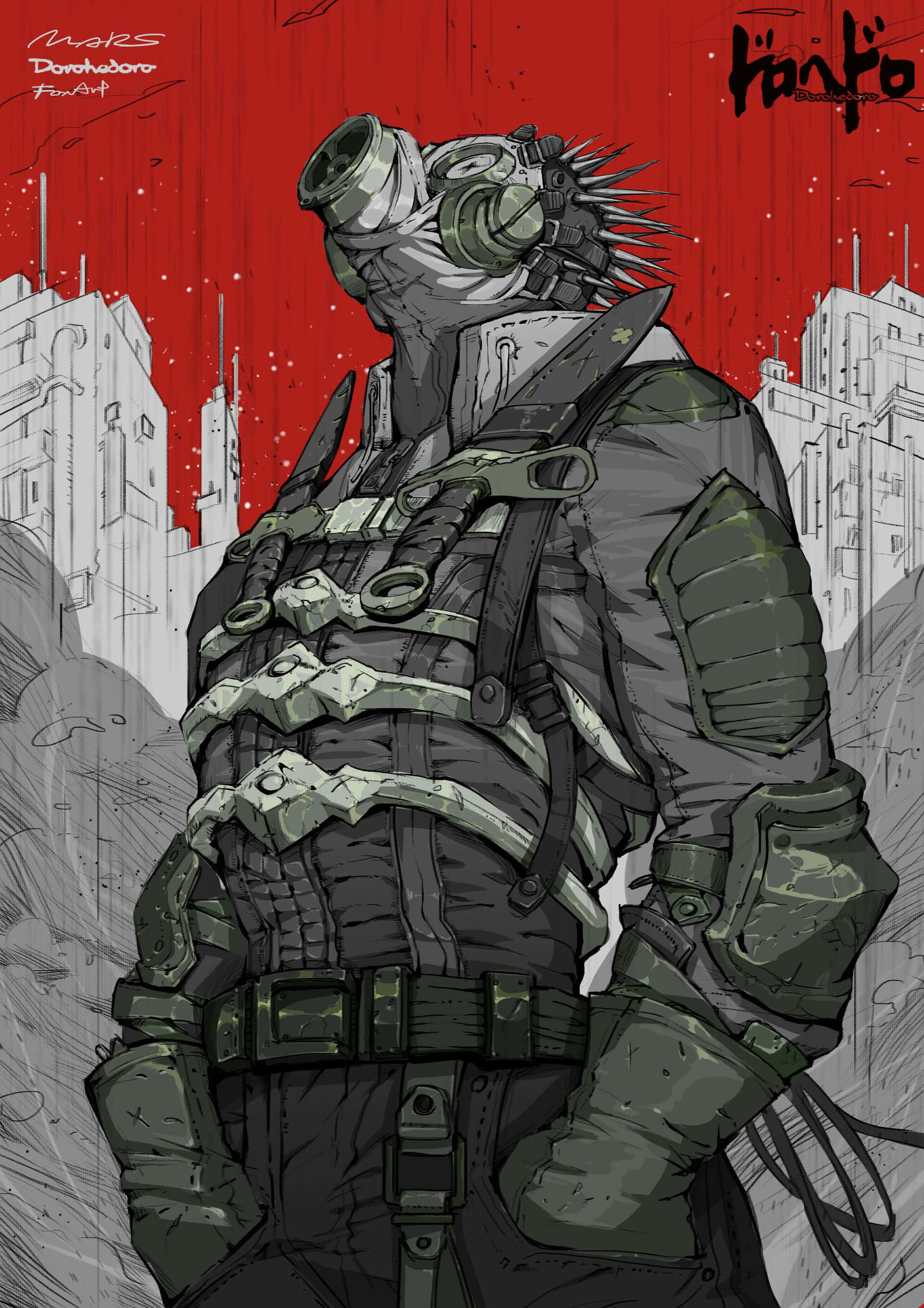Când nihilismul întâlnește imaginația, Dorohedoro aduce la viață un amestec haotic, dar umoristic, de puzzle-uri și acțiune Fundal