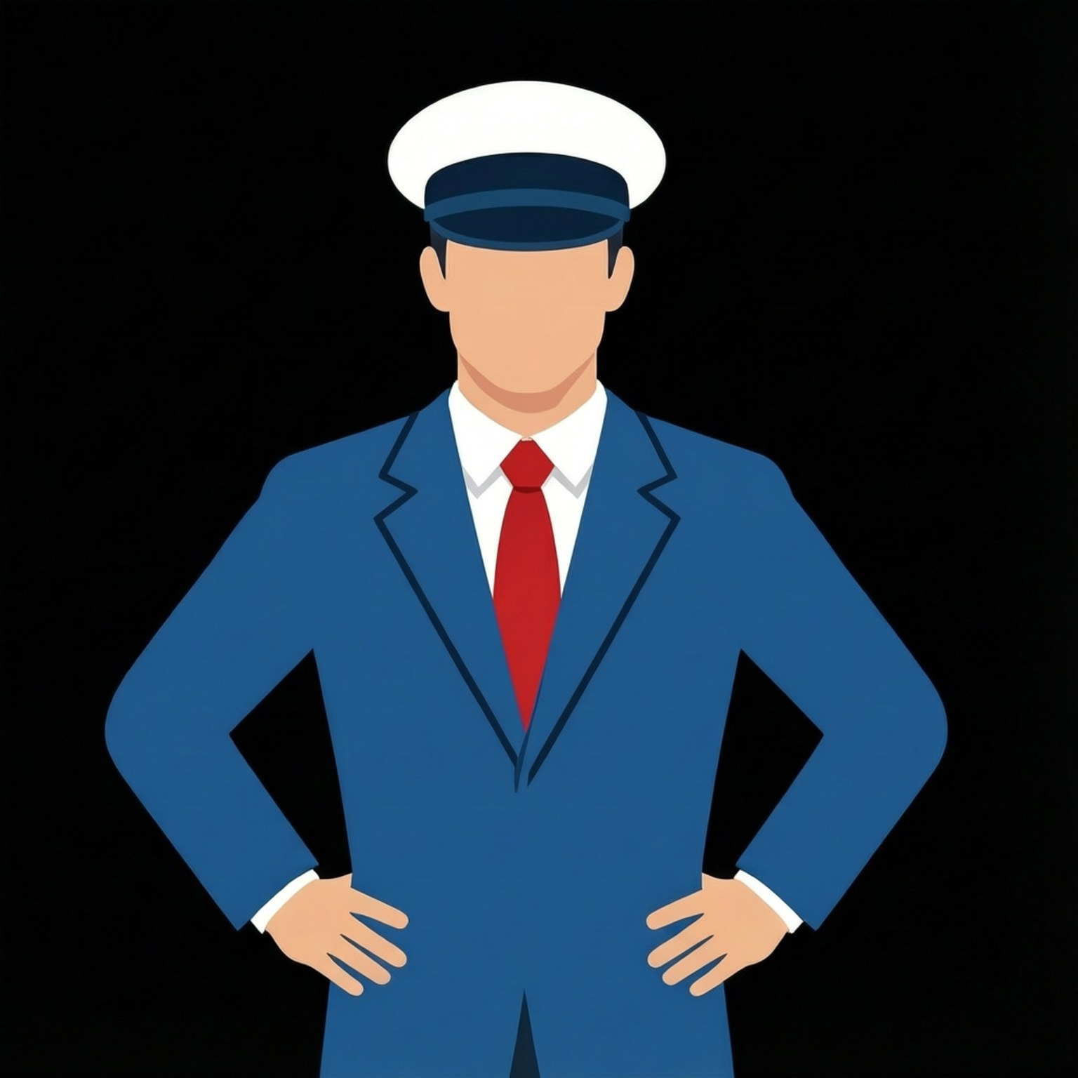 Capitano vectorial plat Fundal