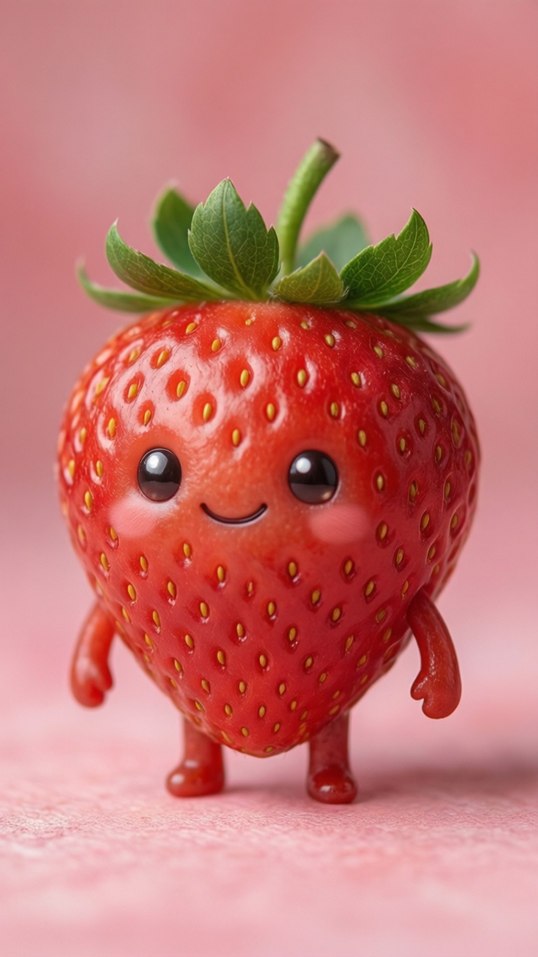 Căpșună Kawaii Fundal