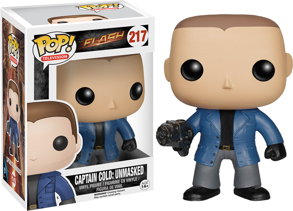 Captain Cold fără mască Funko Pop Fundal