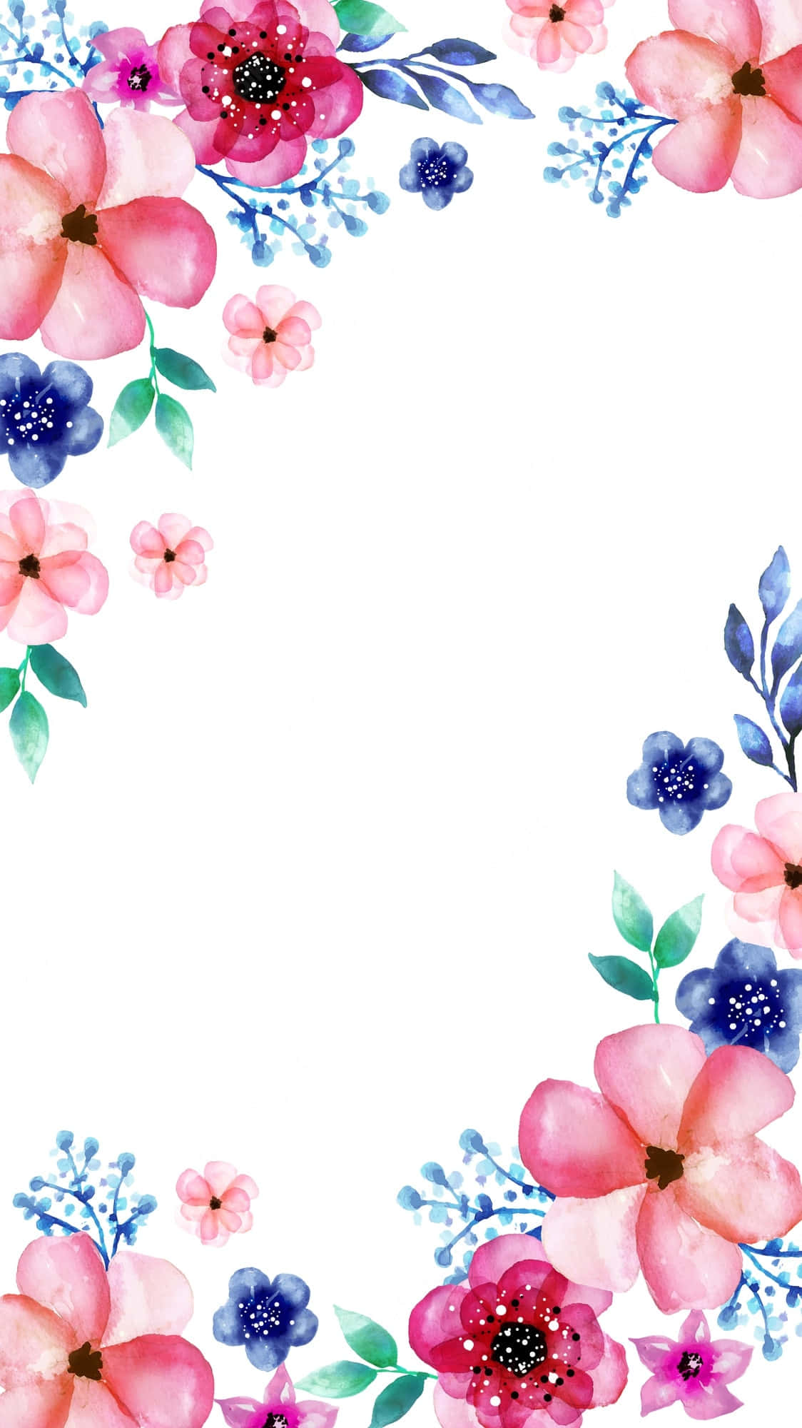 Captivating Blossom: Un Fundal de Telefon Cu Flori Fascinant Fundal