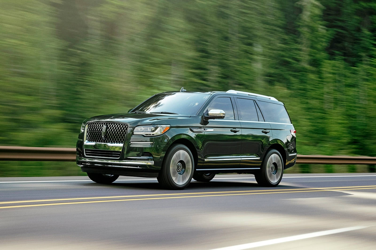 Captură Dinamică Lincoln Navigator Mașină Fundal