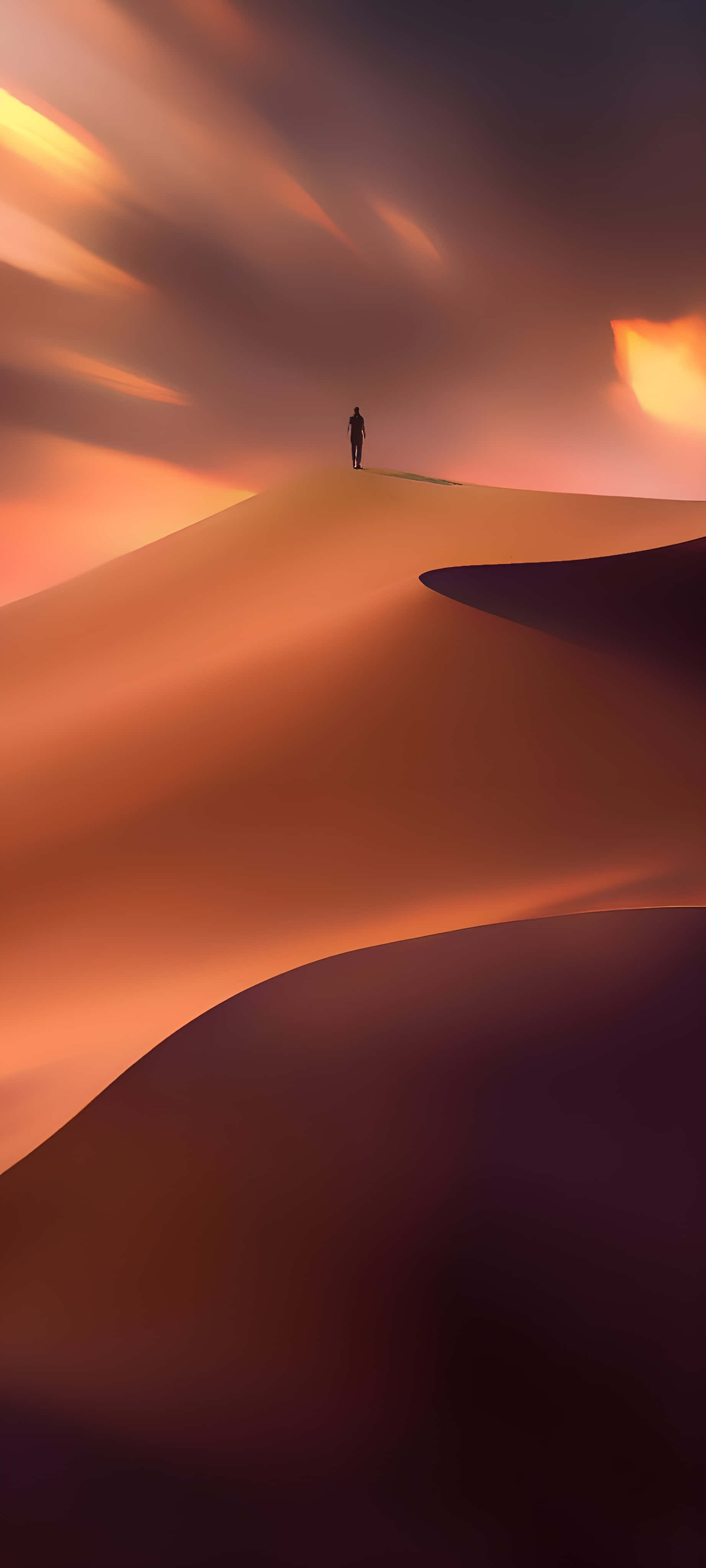 Capturați frumusețea naturii cu Desert iPhone Fundal