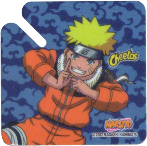Card promoțional Naruto Cheetos Fundal