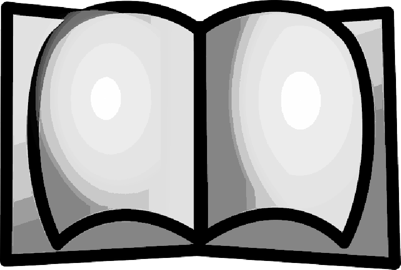 Carte Deschisă Clipart Vectorial Fundal