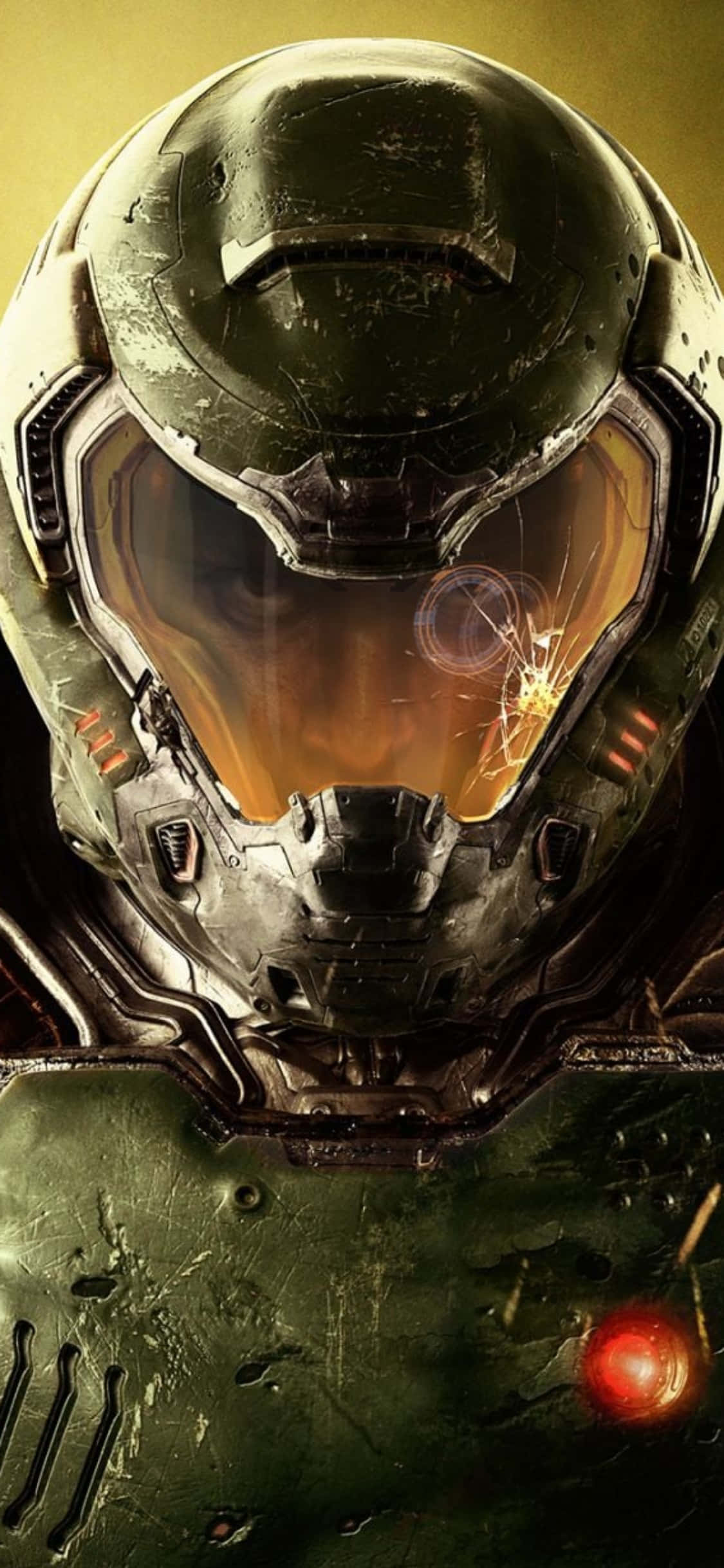 Cască Doomguy Fond iPhone Xs Doom Fundal