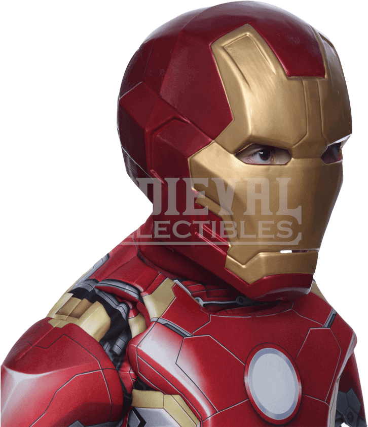 Cască și Armură Iron Man – Prim-Plan Fundal