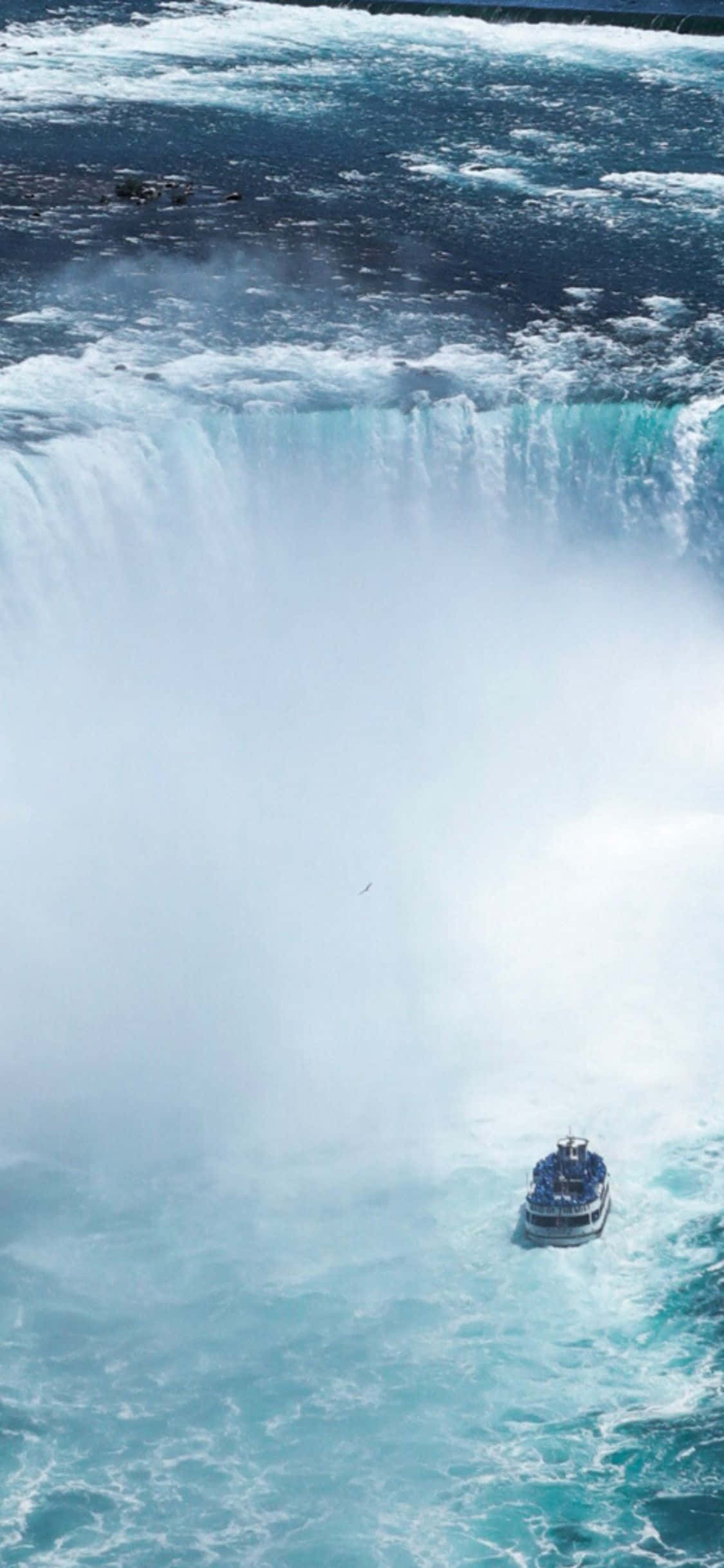 iPhone X Niagara Water Falls Background Fundal