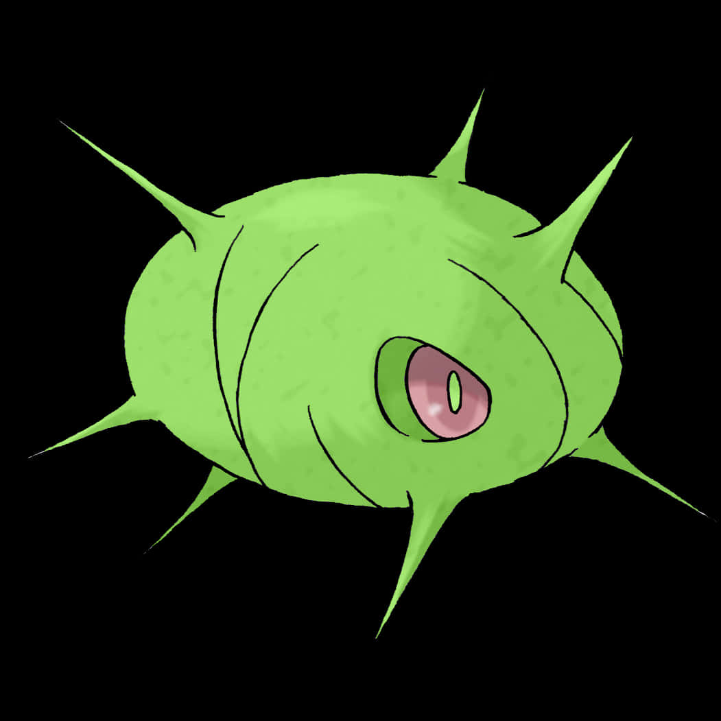 Cascoon strălucitor din Pokemon Fundal