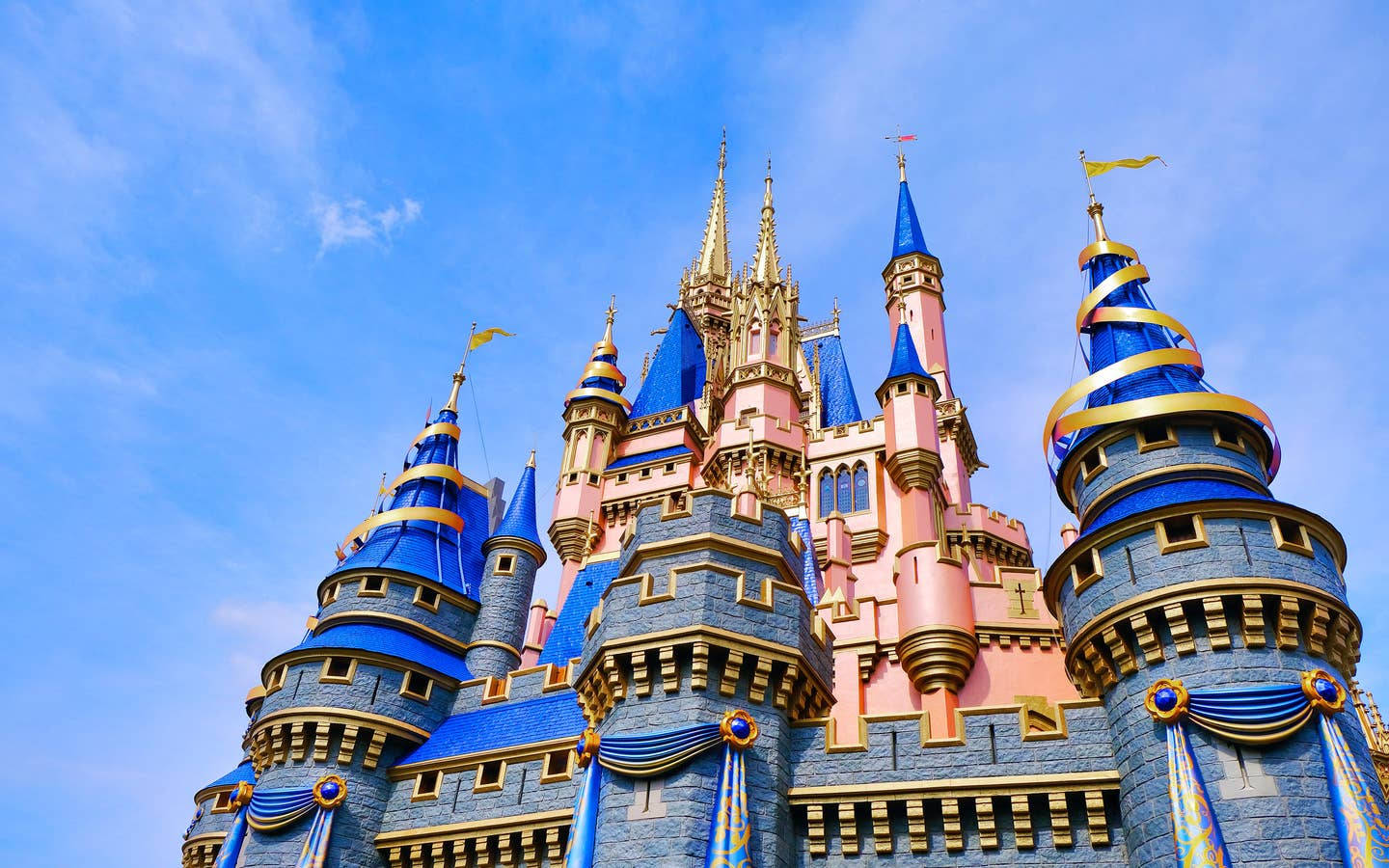 Castel Disneyworld în Prim-Plan Fundal