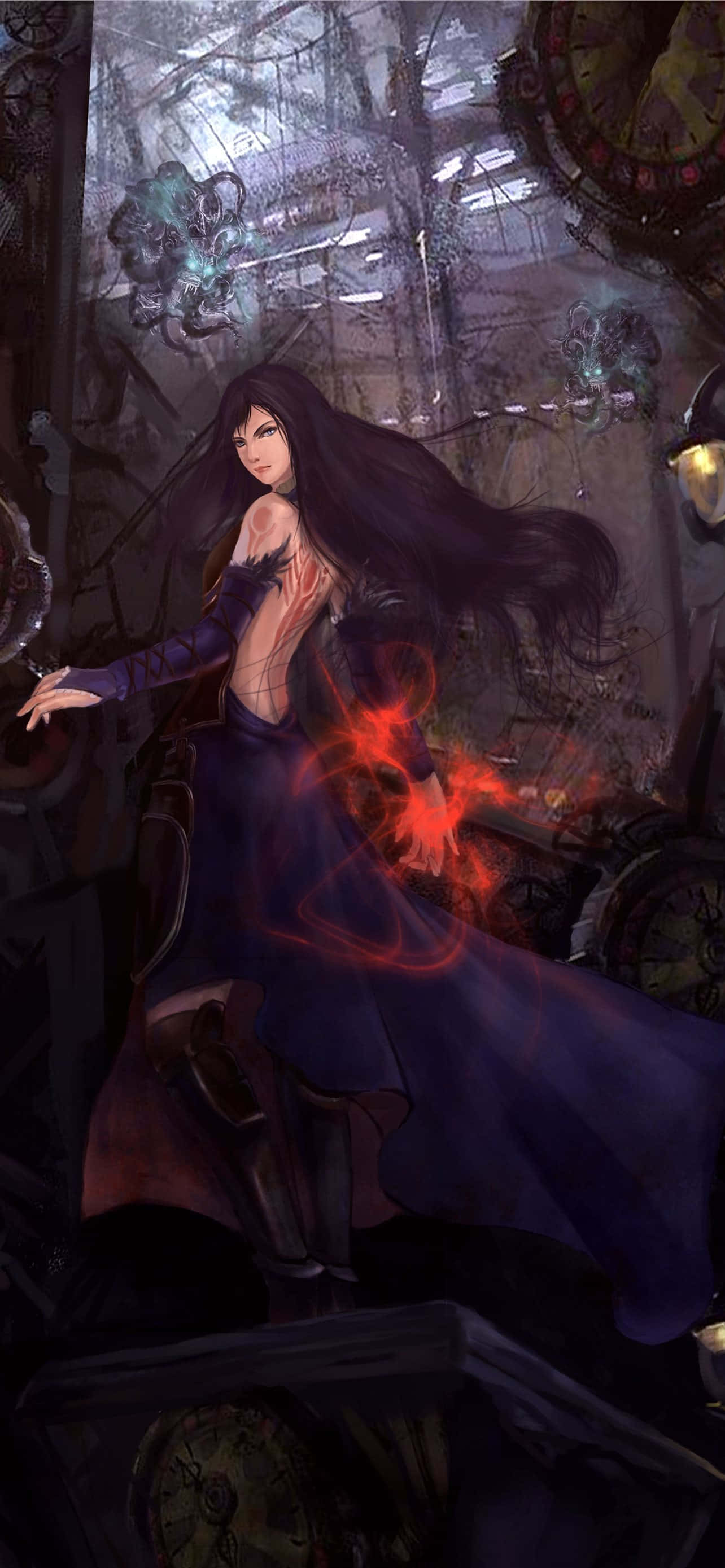 Castel gotic și sinistru din Castlevania Fundal