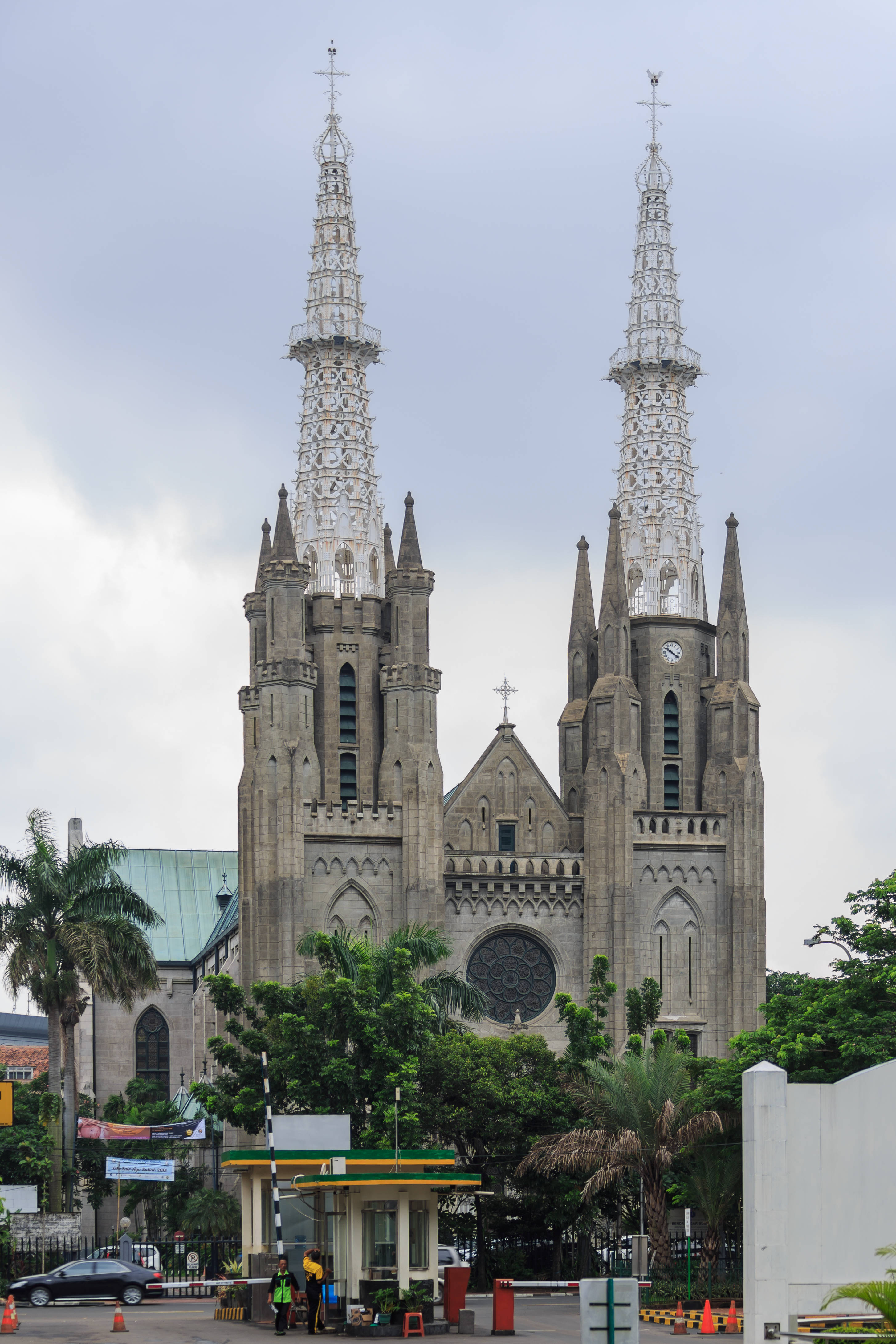 Catedrala Jakarta Indonesia Fundal