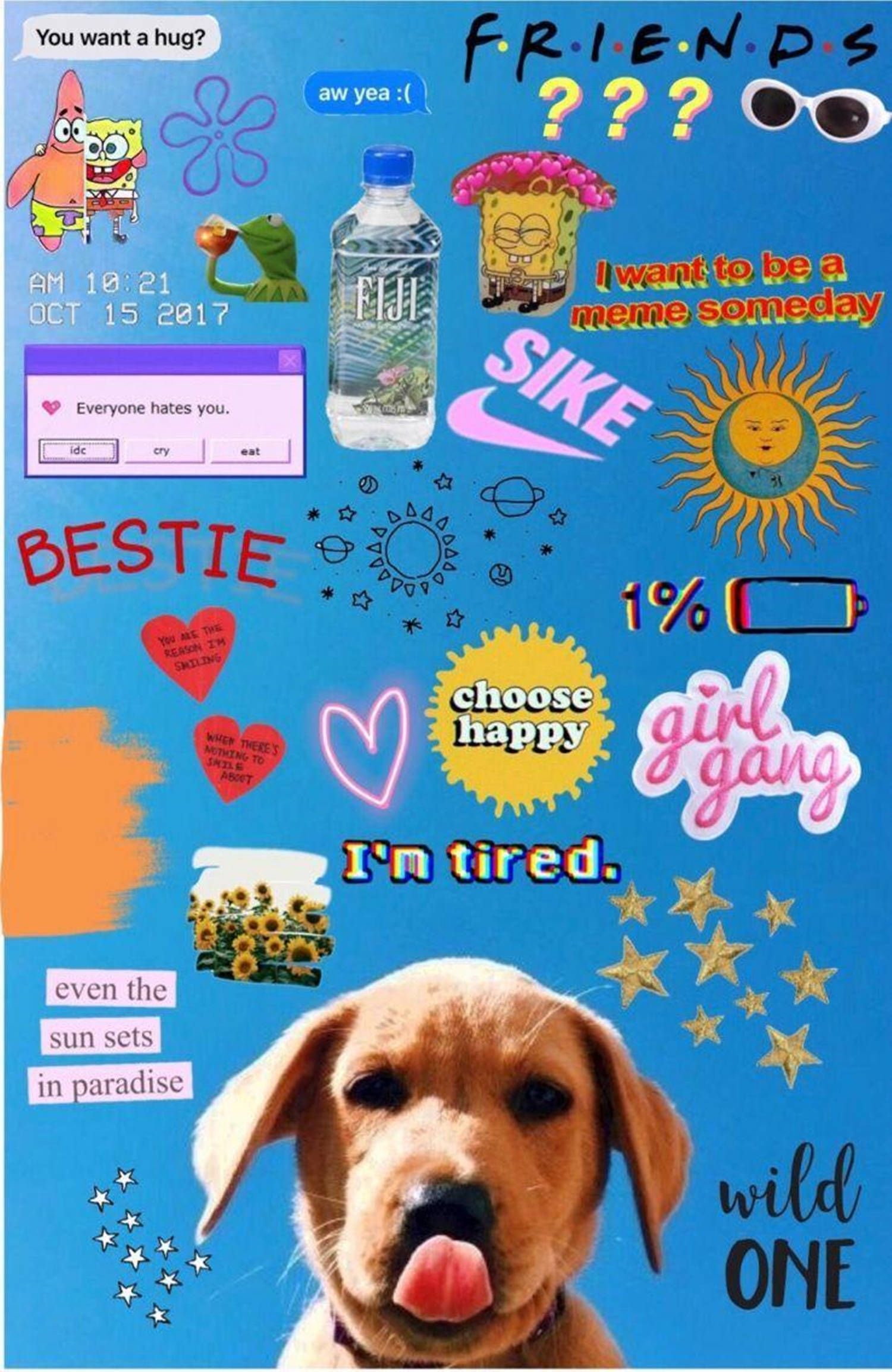 Cățeluș Labrador Drăguț Colaj Estetic VSCO Fundal