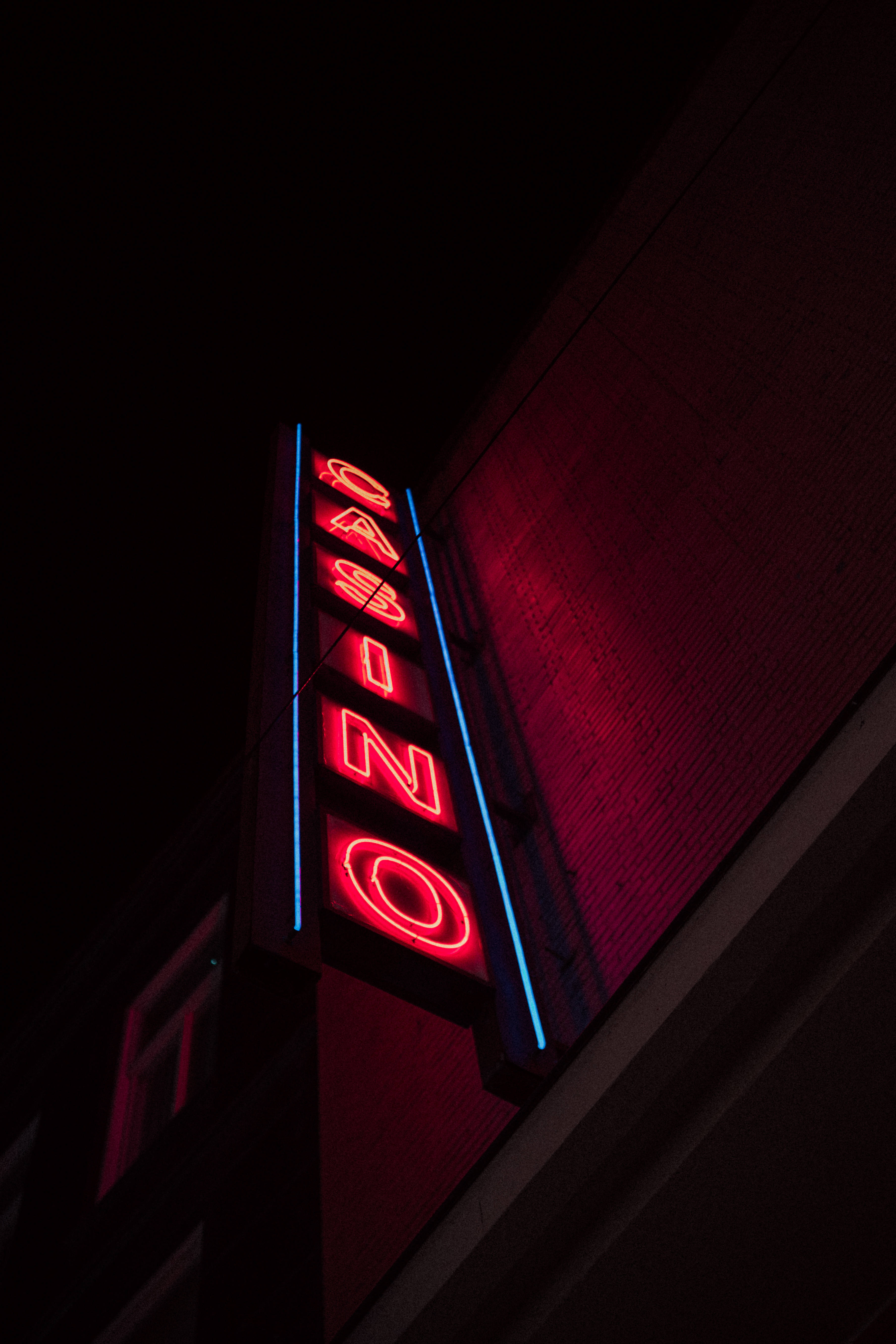 Cazino Neon iPhone Fundal