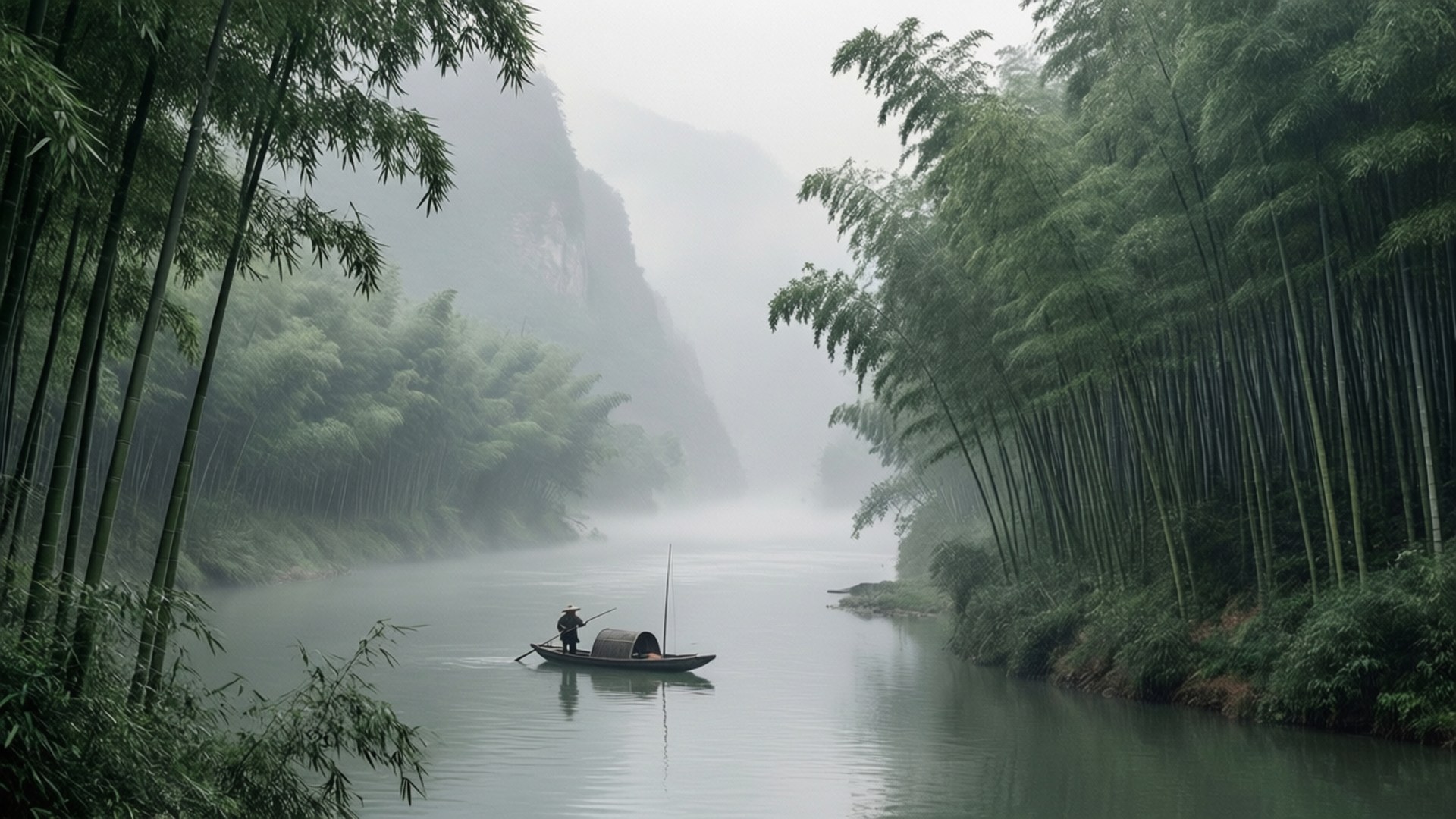 Ceața Yangtze Fundal