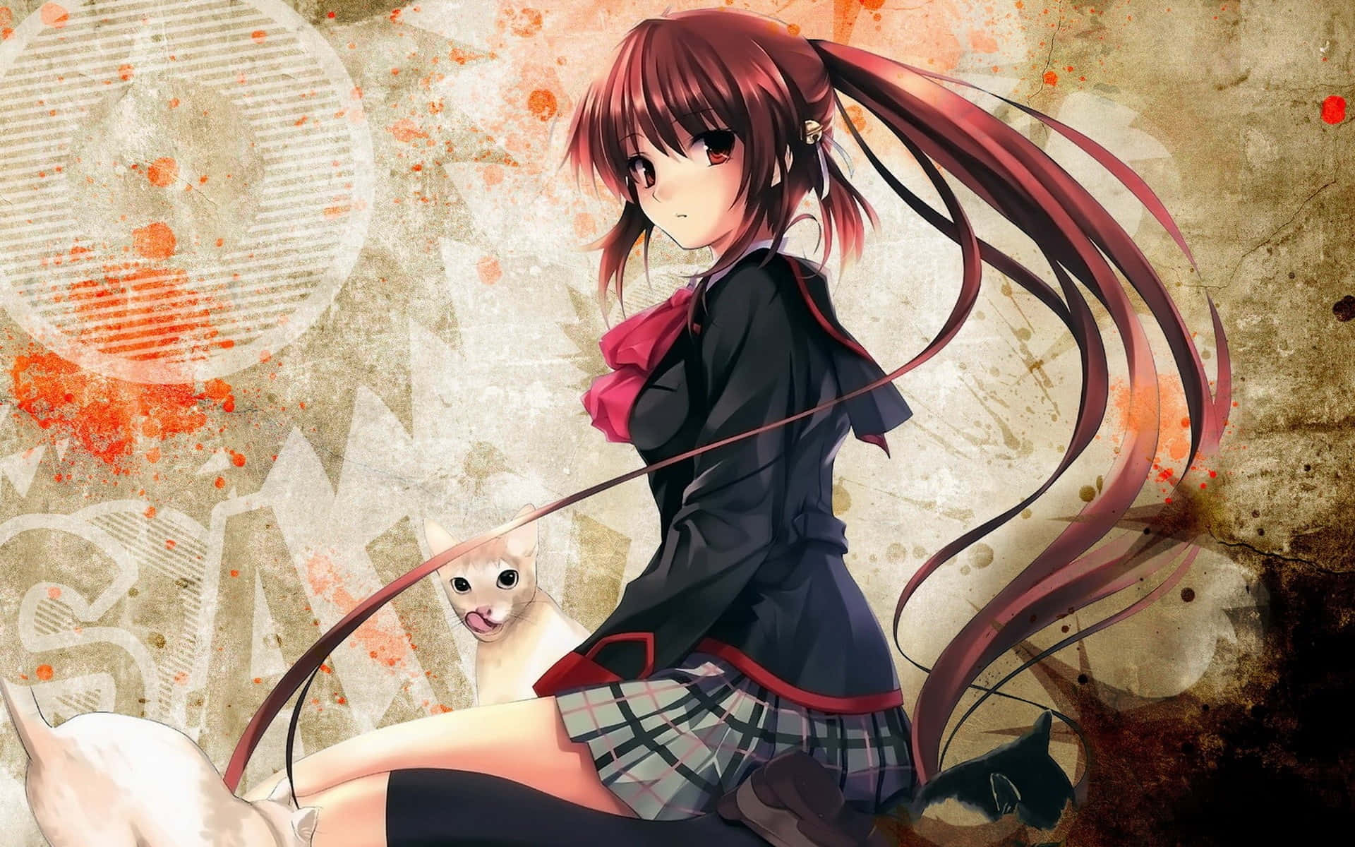 Cel mai bun anime Little Busters Rin Natsume Fundal