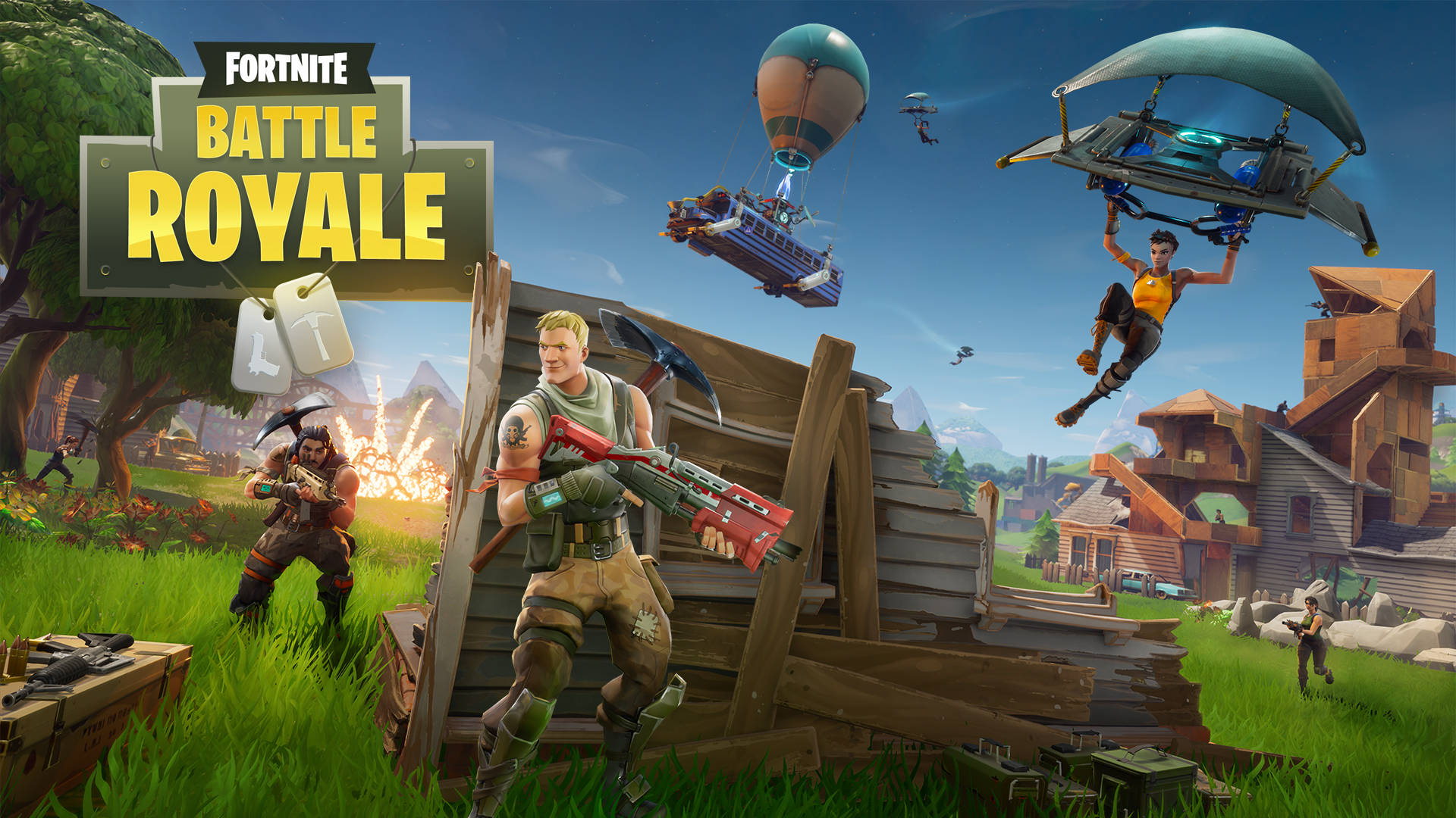 Cel mai bun ecran Fortnite Battle Royale Fundal
