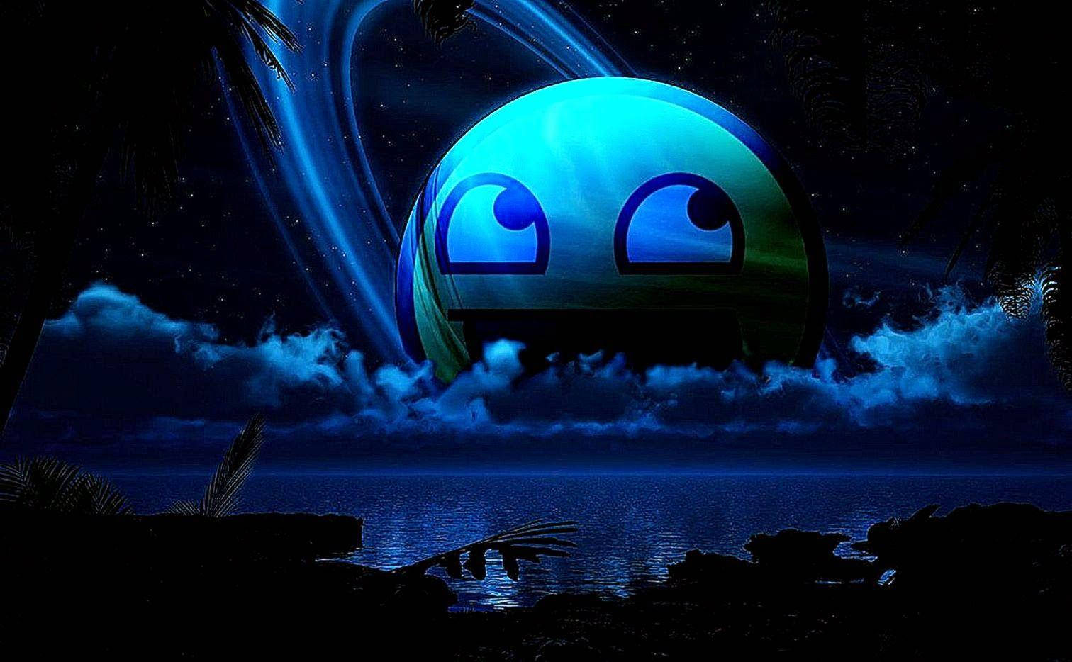 Cel mai tare fundal de desktop cu emoticon Fundal