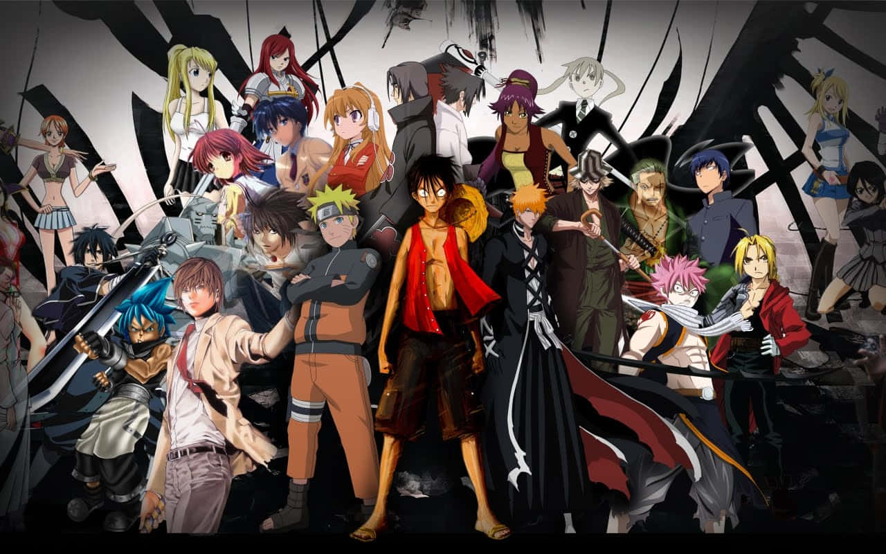 Cele mai bune personaje principale celebre din anime Fundal