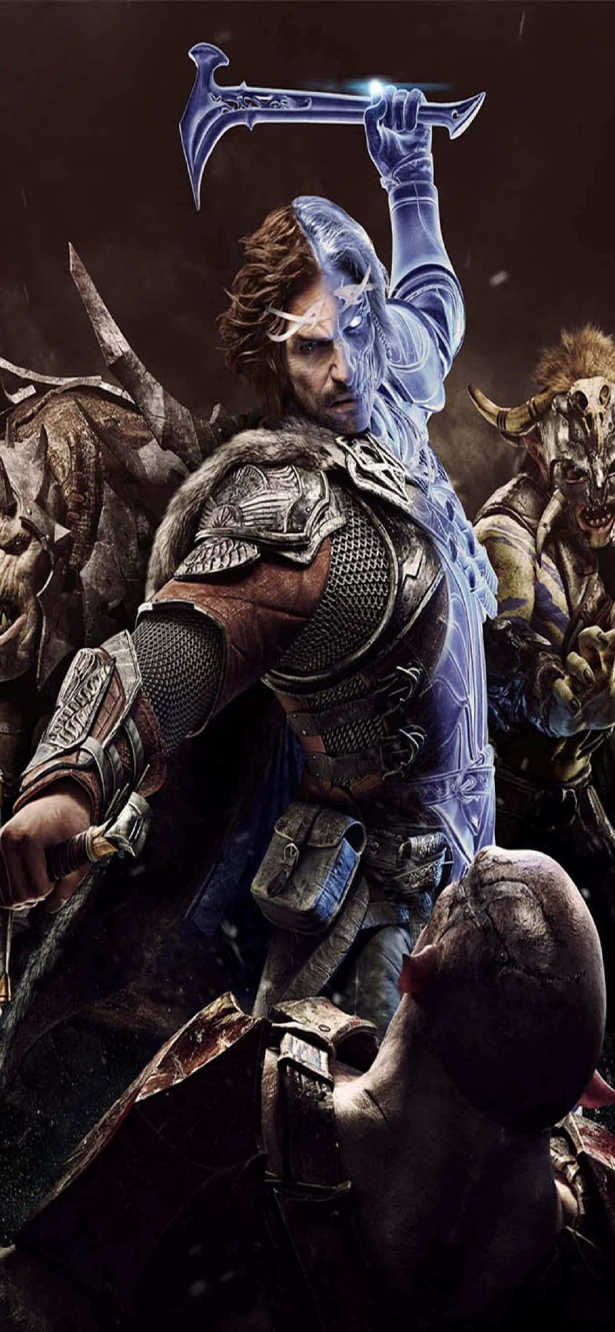 Celebrimbor ciocănind iPhone Xs Max Fundal Shadow Of Mordor Fundal
