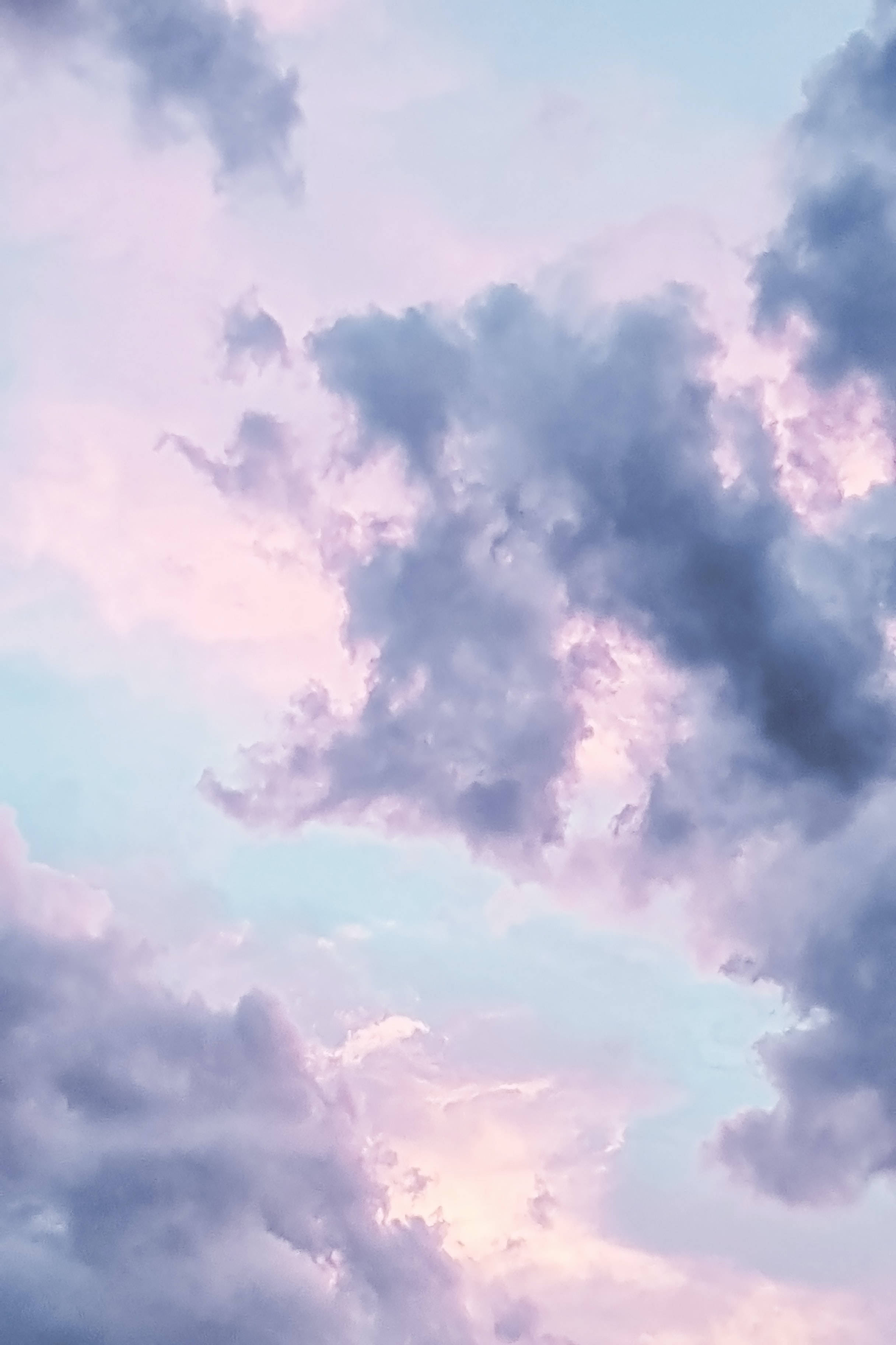 Cer de afine pastel pentru iPhone Fundal