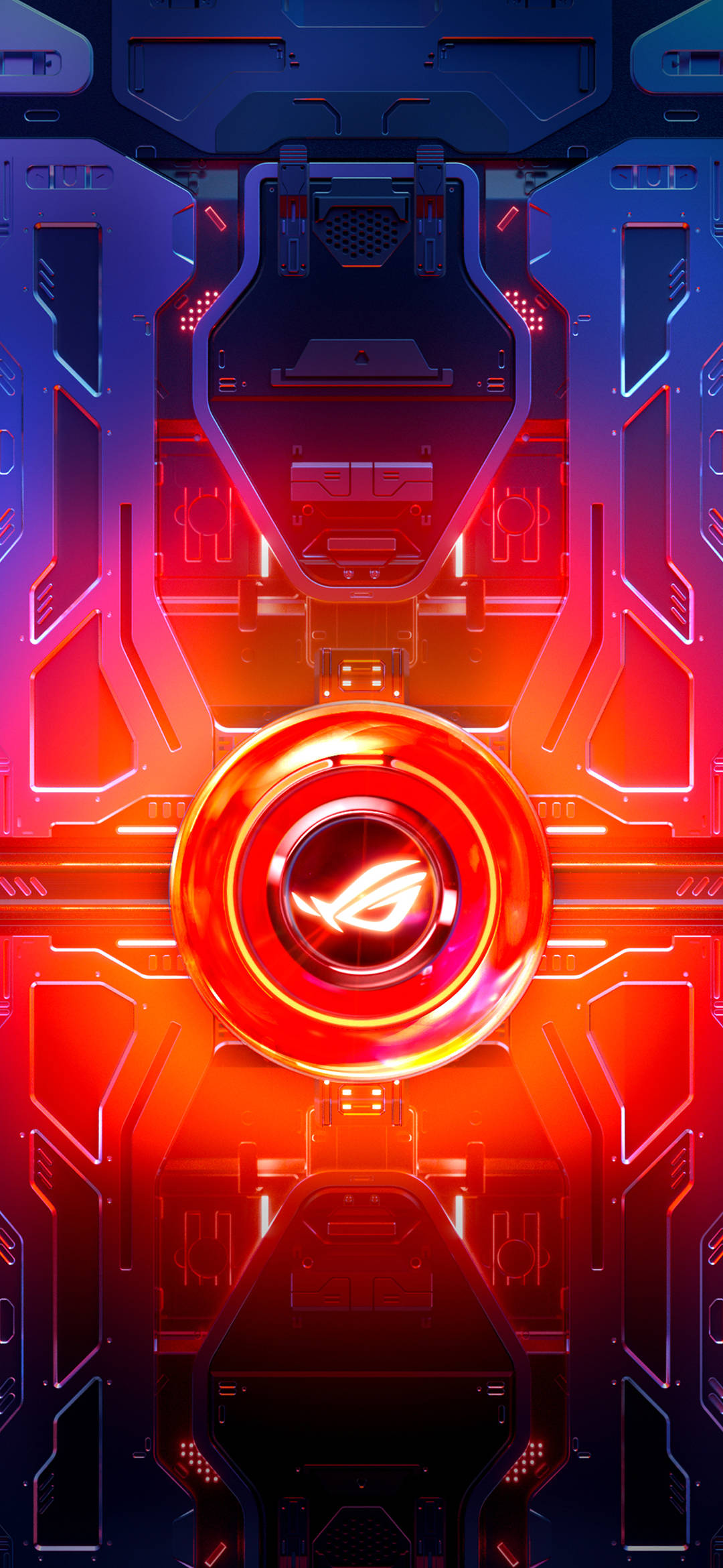 Cerc roșu Asus ROG Phone Fundal