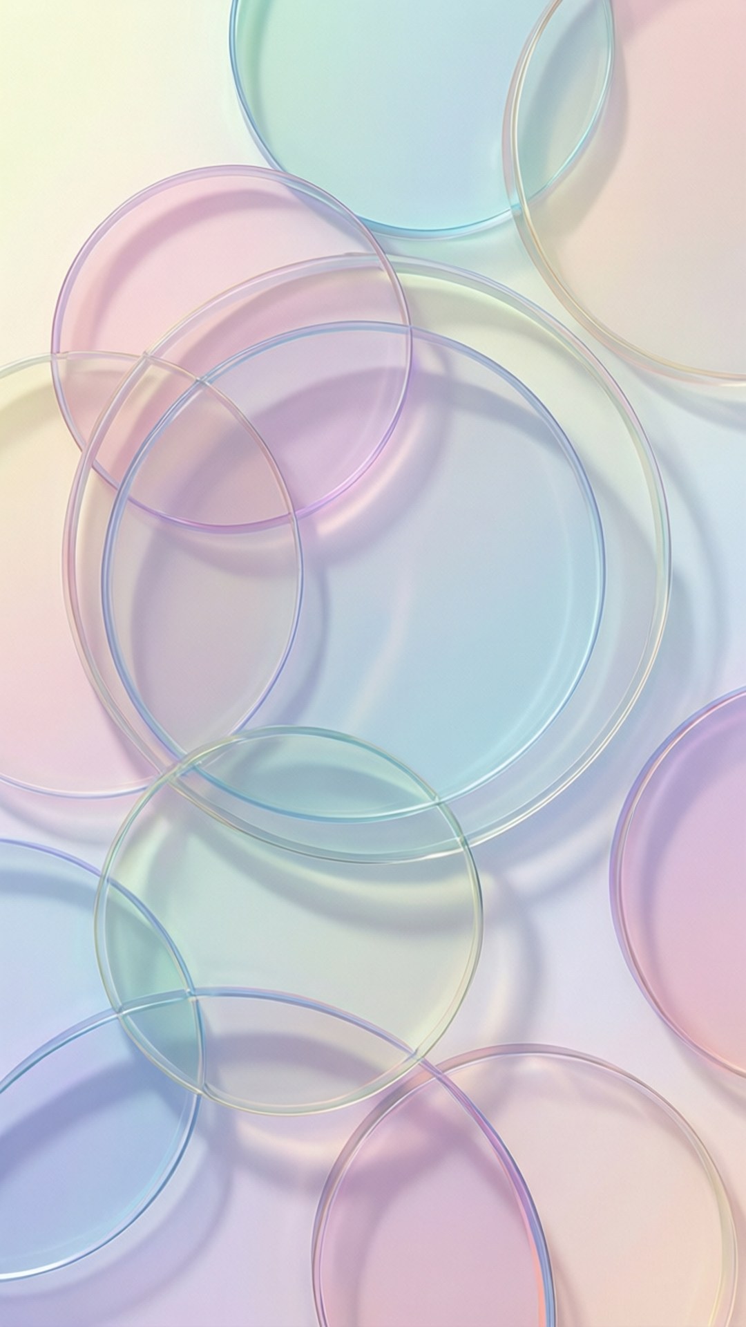 Cercuri geometrice pastelate Fundal