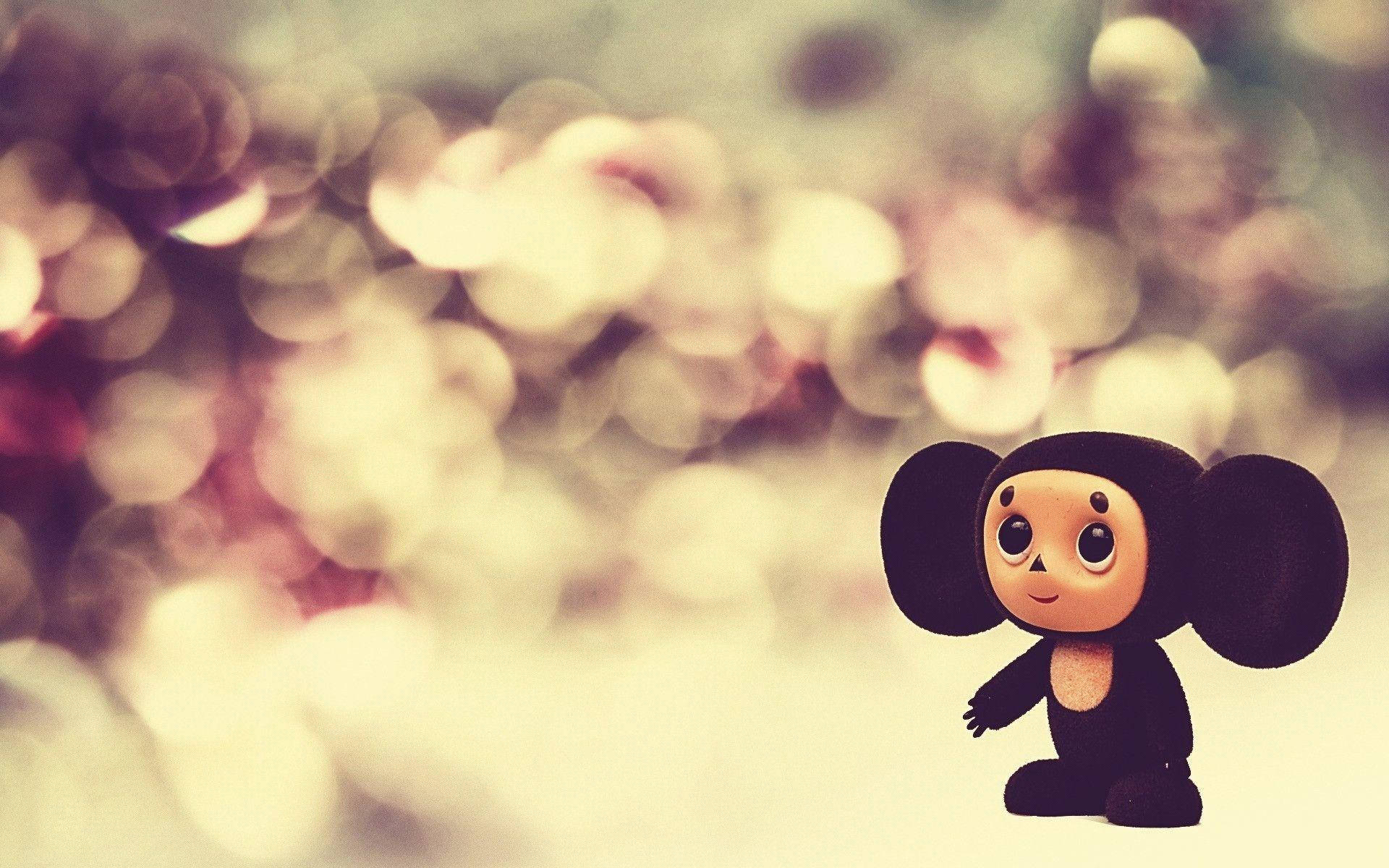Cheburashka Bokeh Drăgută pentru Desktop Fundal