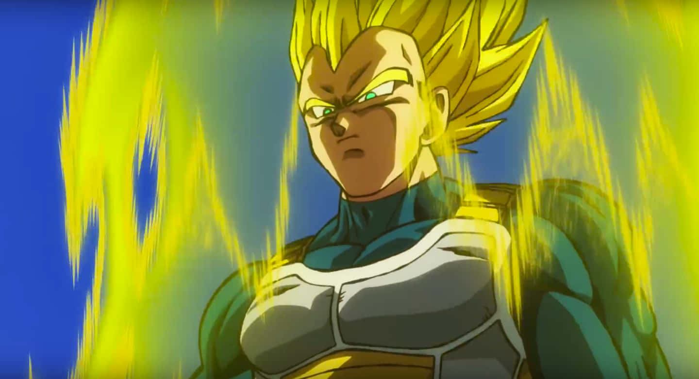 Chi-Chi și Goku în posturi de luptă în 'Dragon Ball Super Broly' Fundal