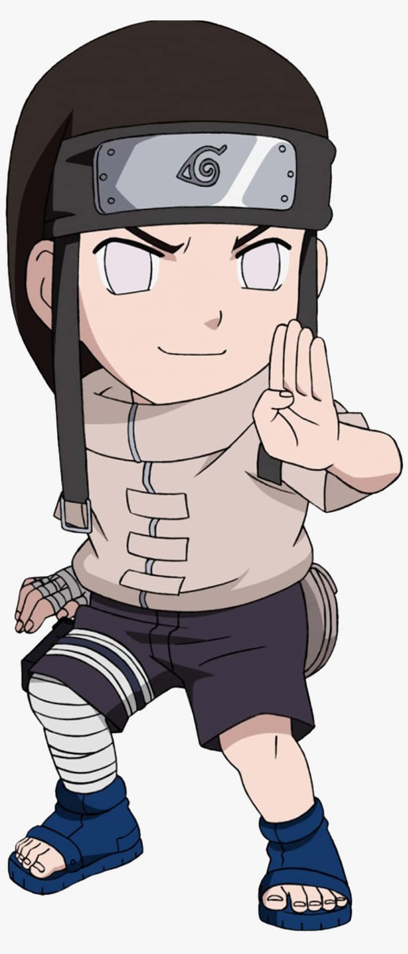 Chibi Neji Hyuga Fundal