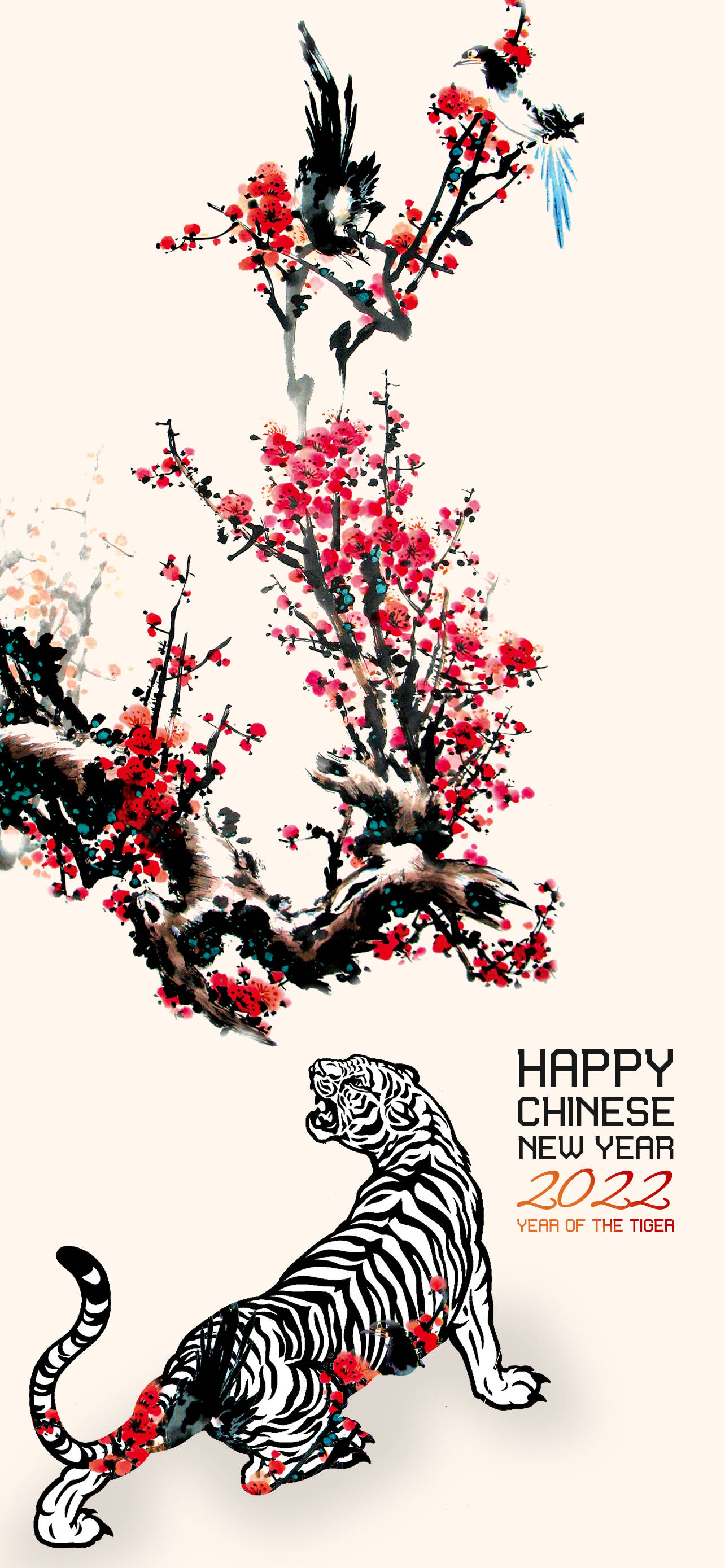 Chinese New Year Wood Tiger Fundal