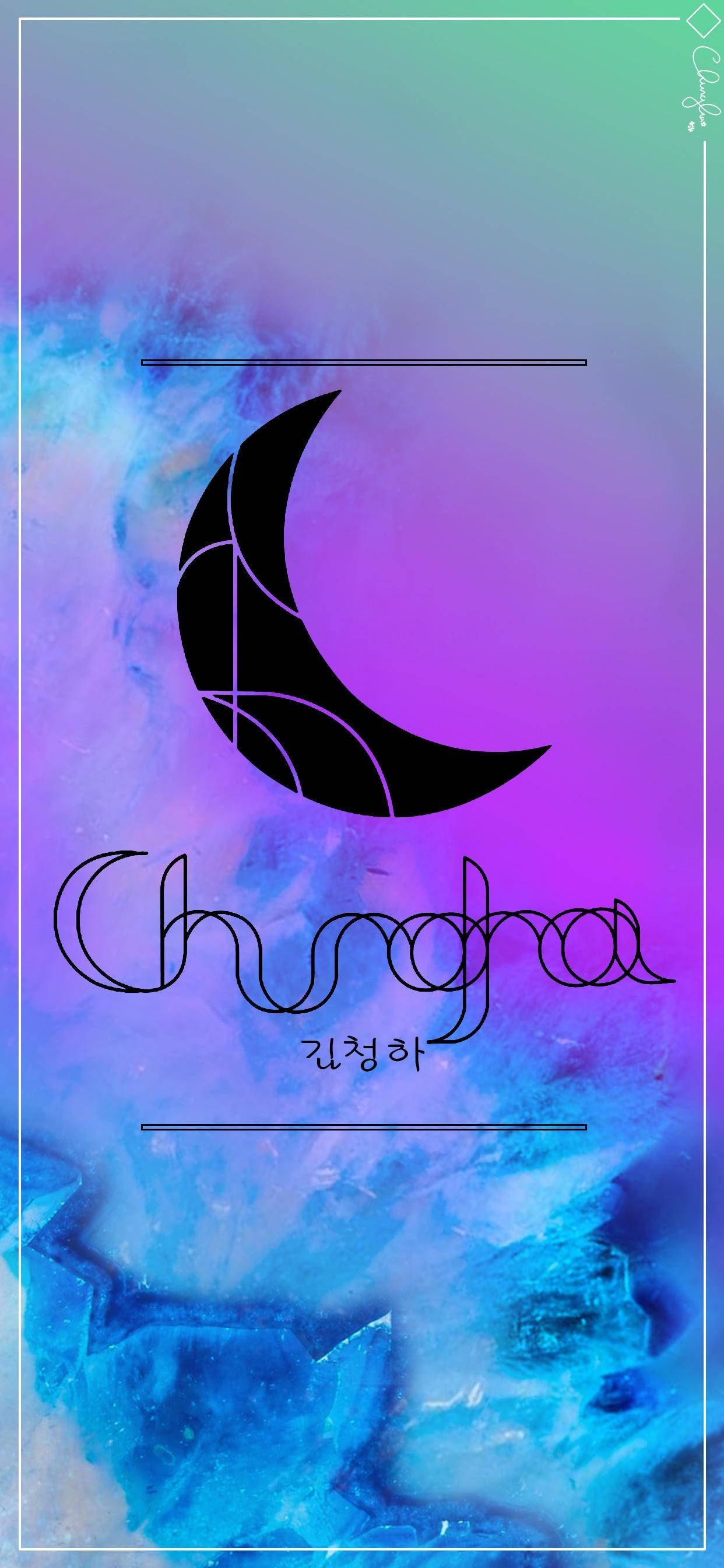 Chungha Logo Lună Fundal