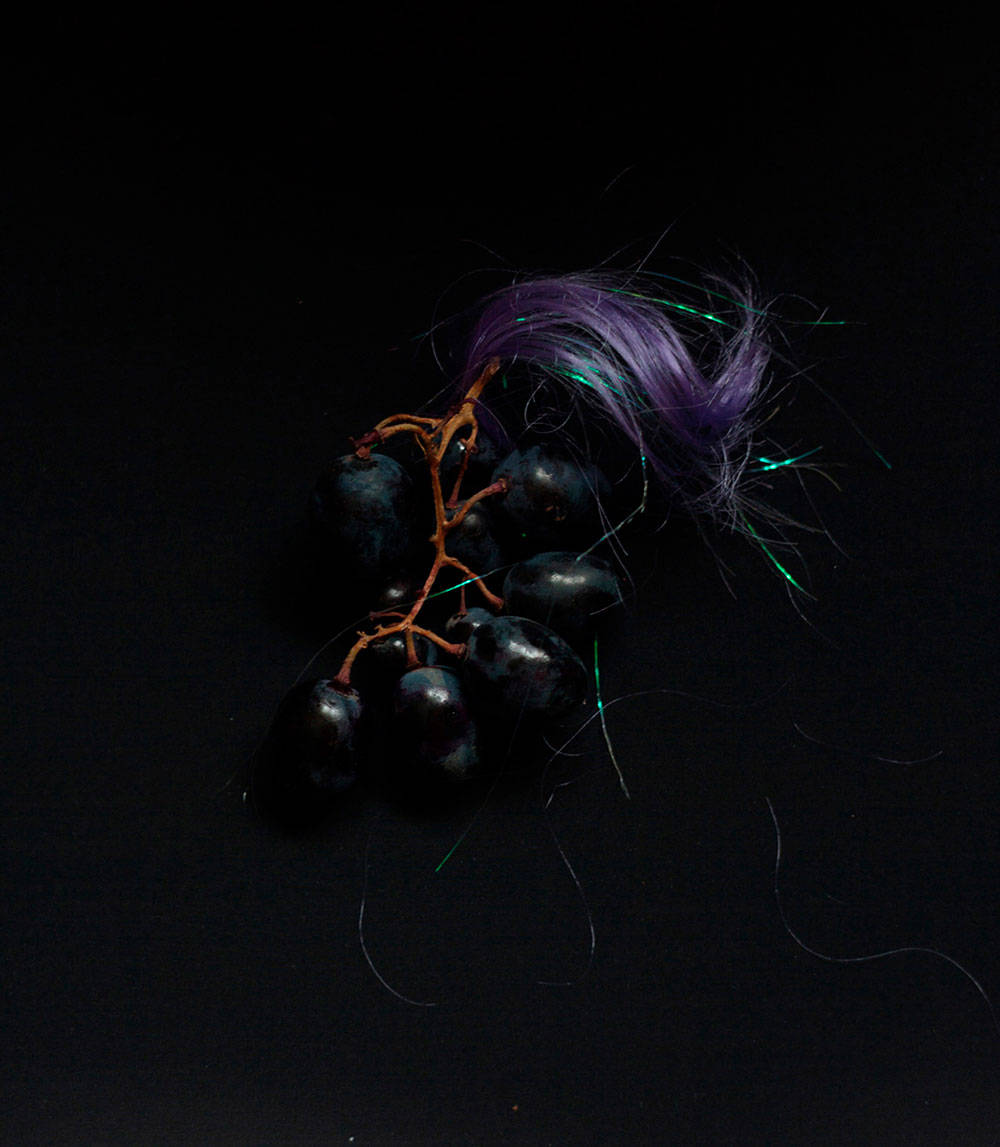 Ciorchine de struguri negri Fundal