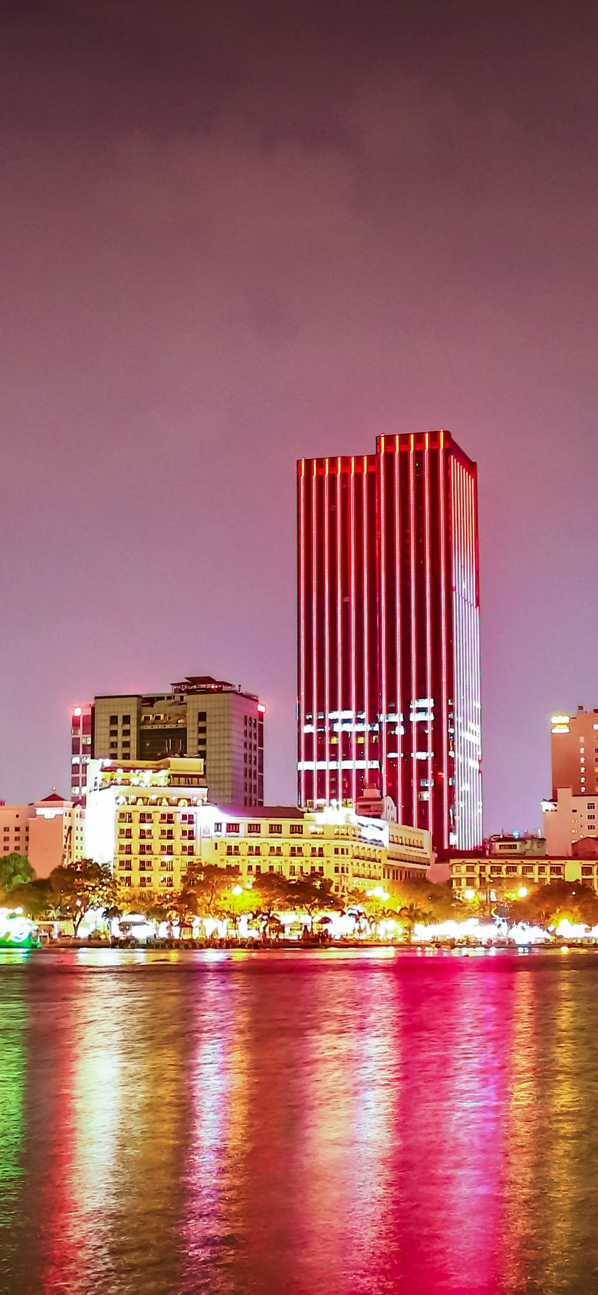 Clădirea Roz din Ho Chi Minh Fundal