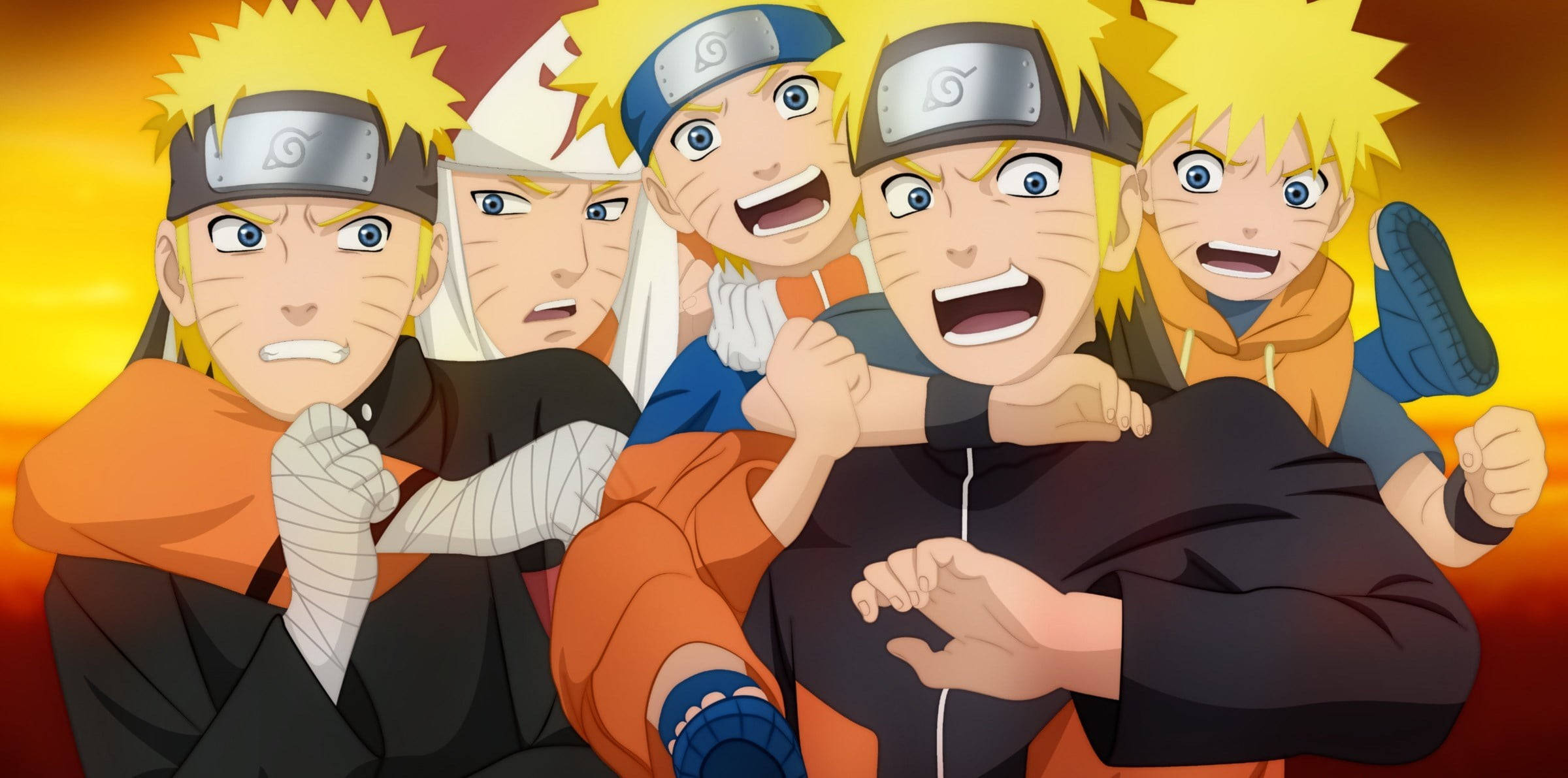 Clonurile lui Naruto în acțiune Fundal