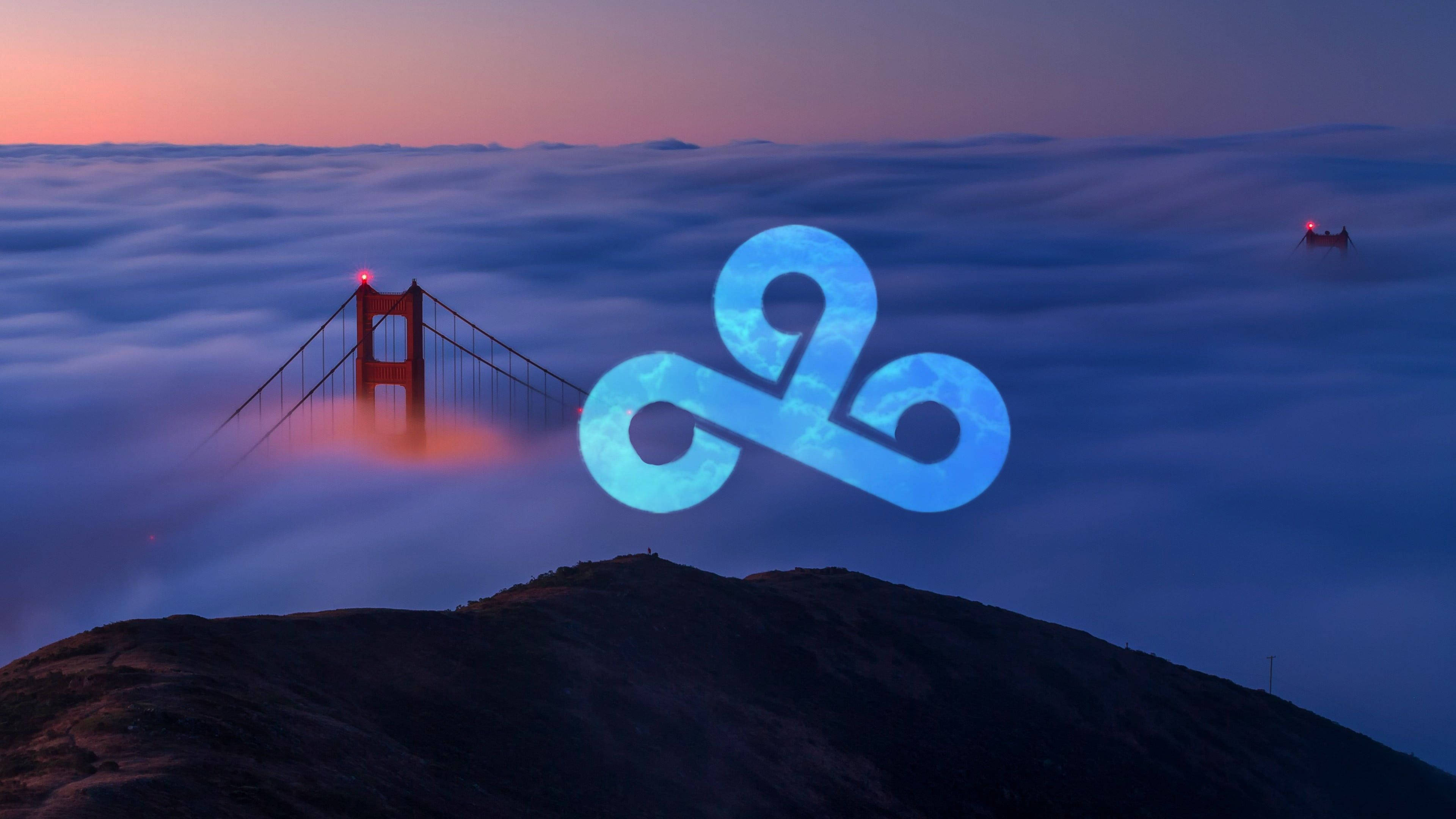 Cloud9 Golden Gate Bridge Logo Nor Fundal