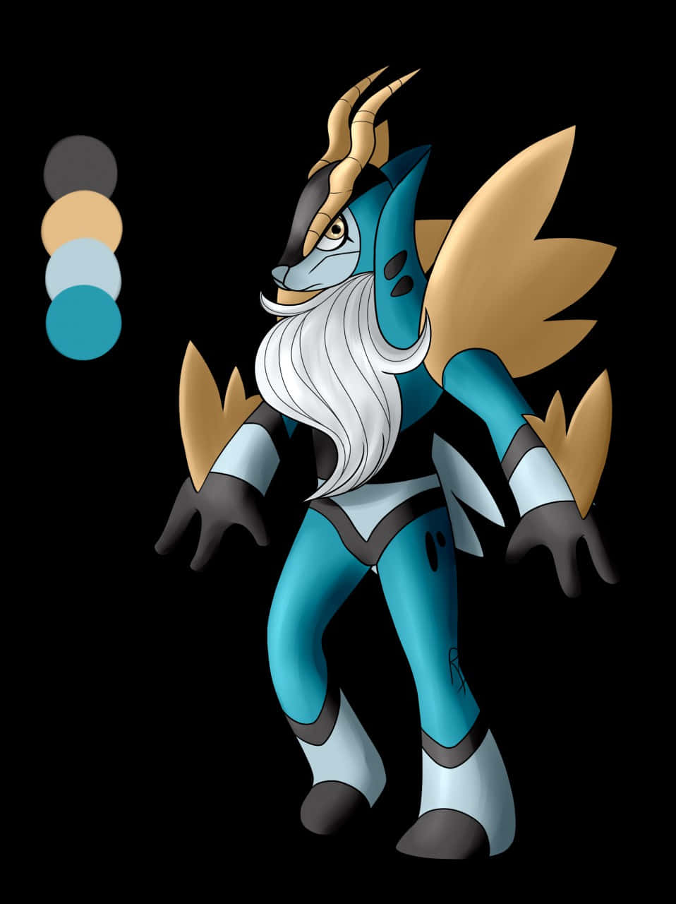 Cobalion cu Picioare Fundal