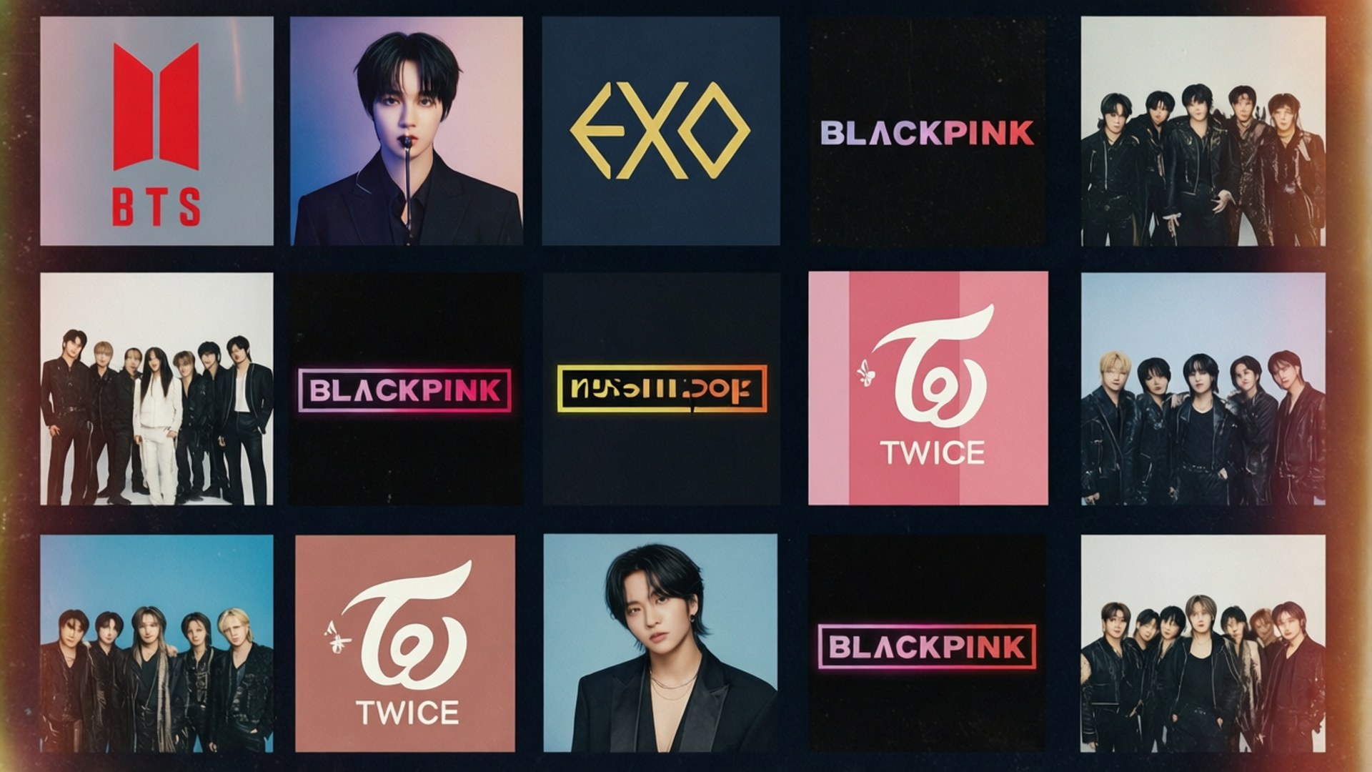 Colaj Albume Kpop Fundal