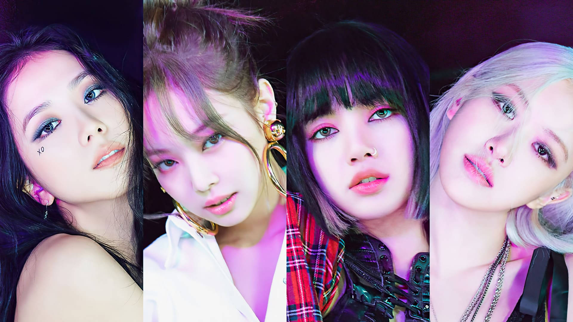Colaj Apropiat Blackpink pentru Desktop Fundal
