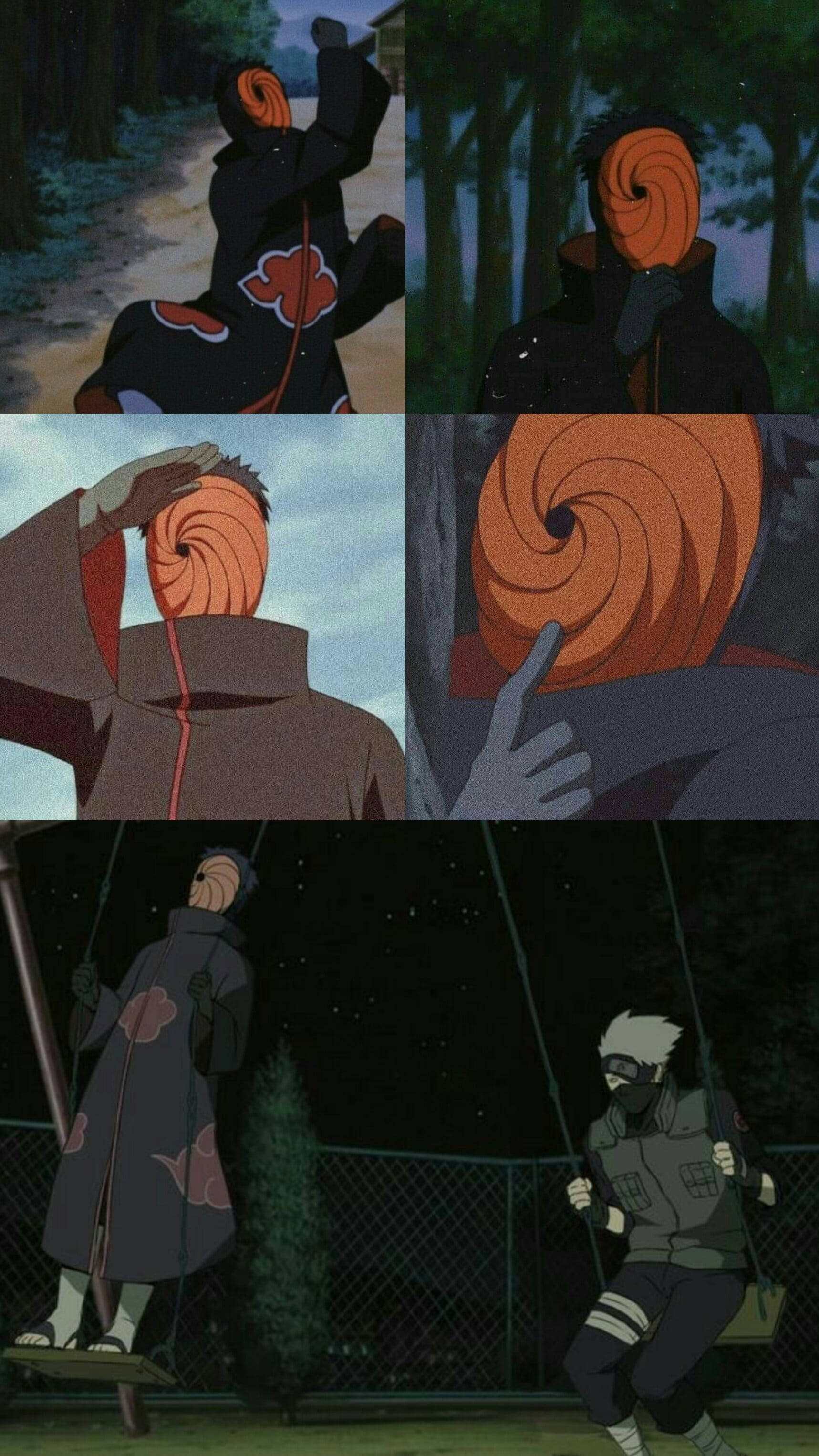 Colaj estetic Tobi Naruto Fundal