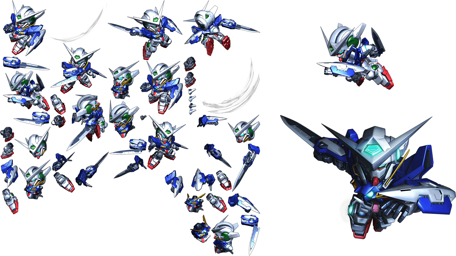 Colaj Mecha Gundam Fundal