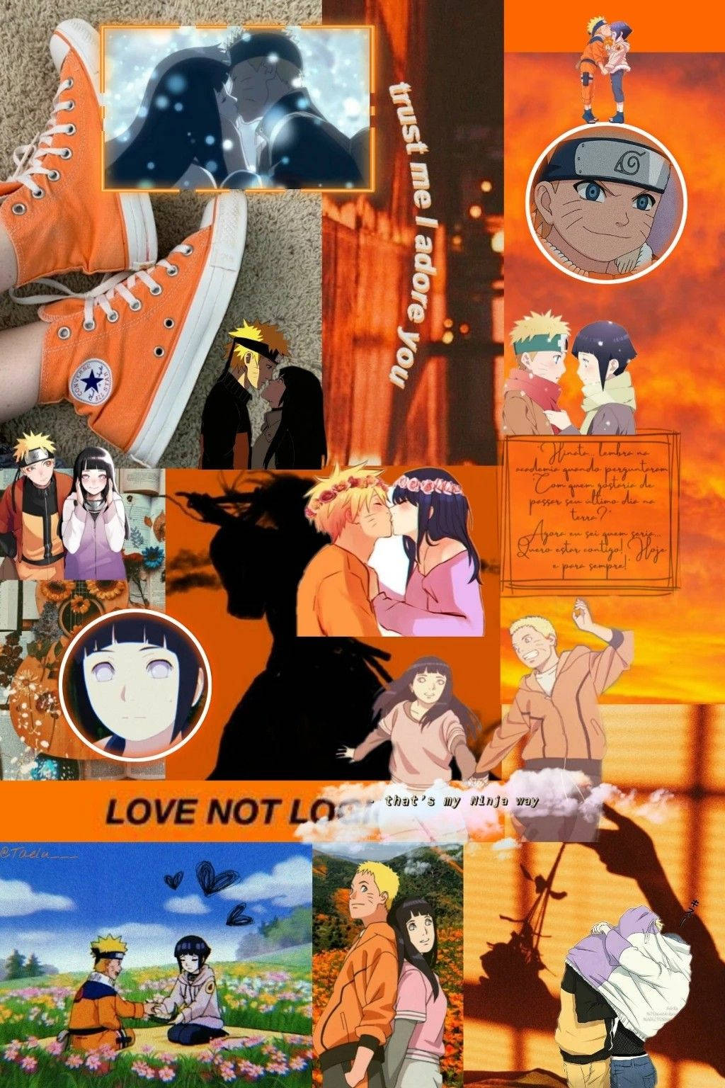 Colaj Naruto și Hinata Fundal
